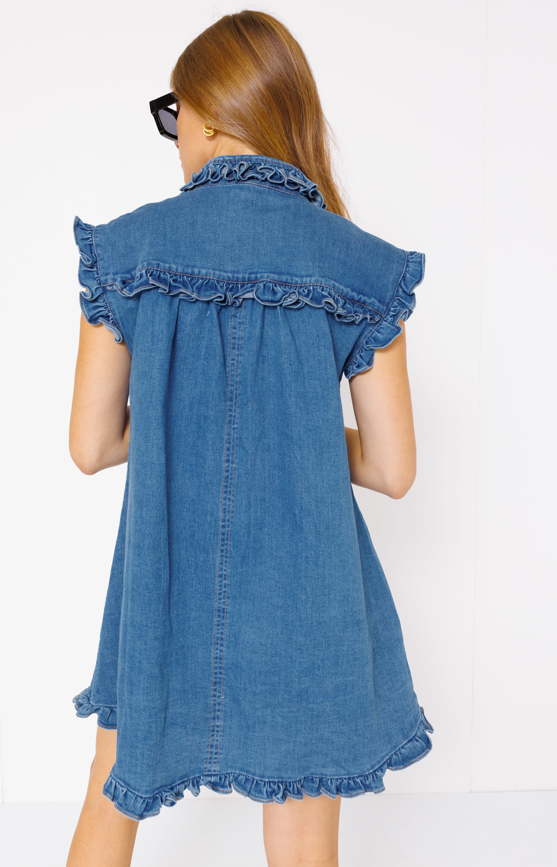 Denim Delight Dress, DENIM