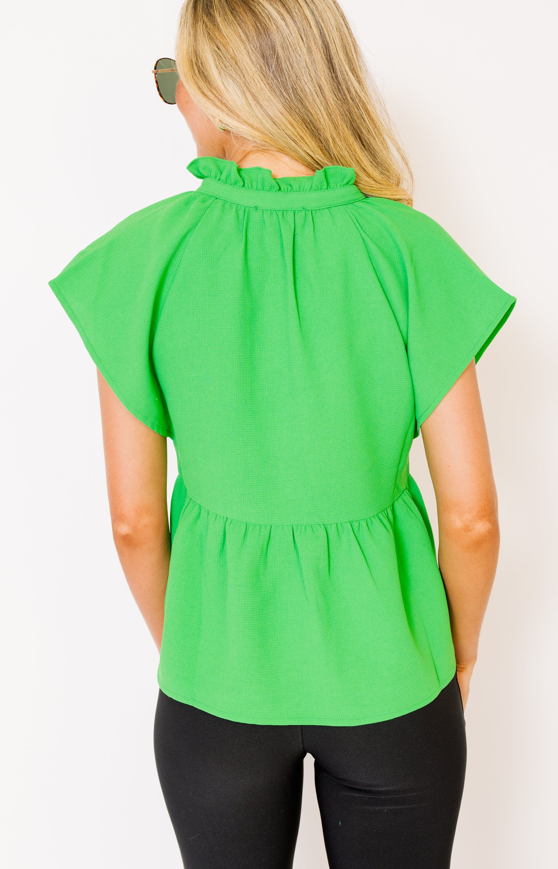 THML: Beautiful Beginnings Blouse, GREEN