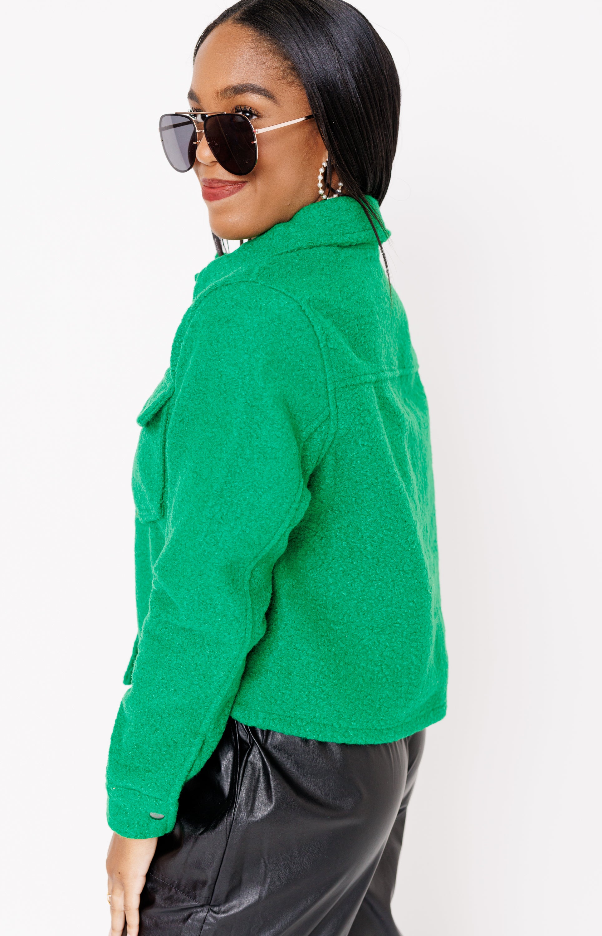 Southern Symphany Coat, GREEN