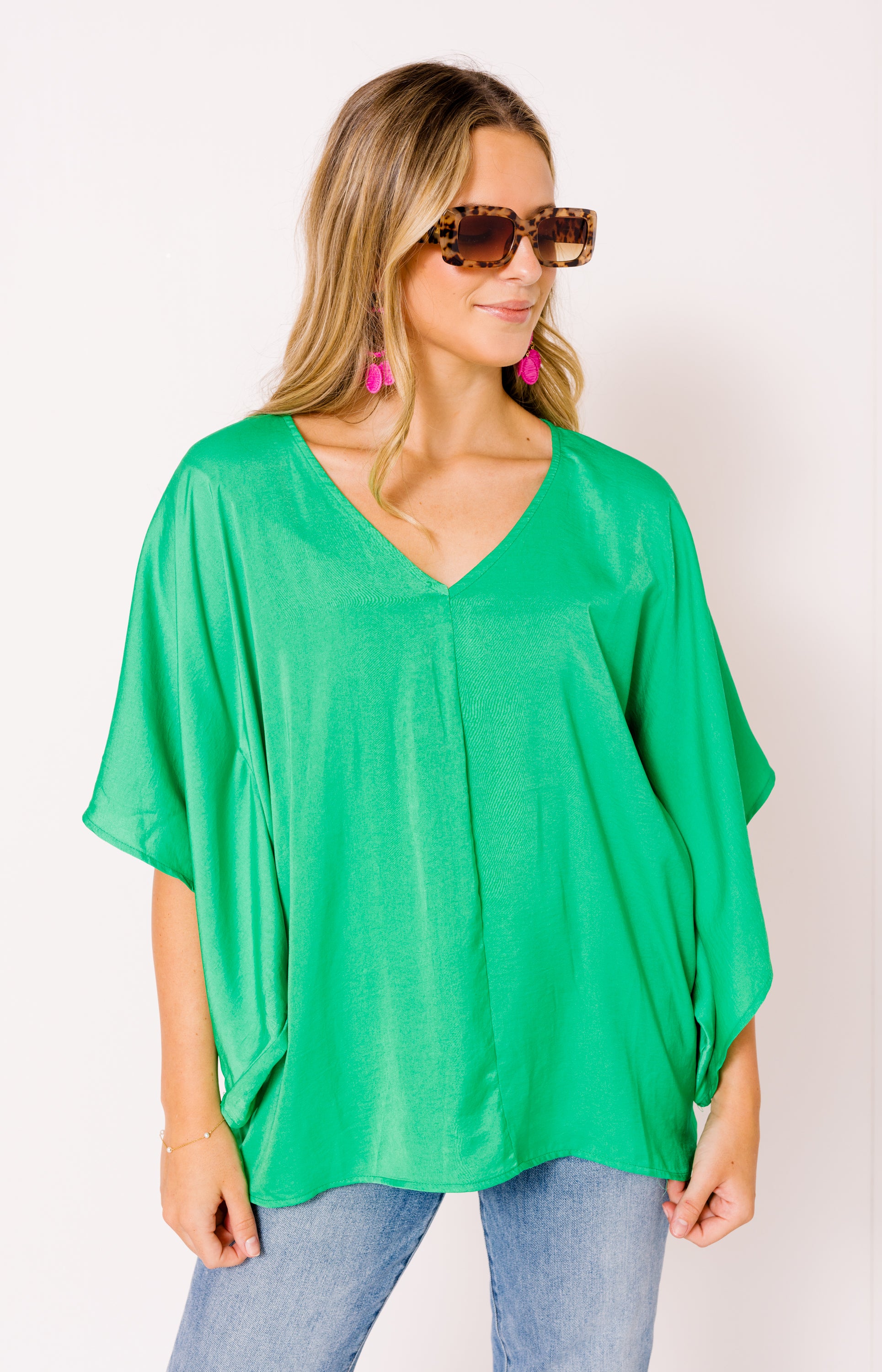 Weekend Getaway Top, GREEN