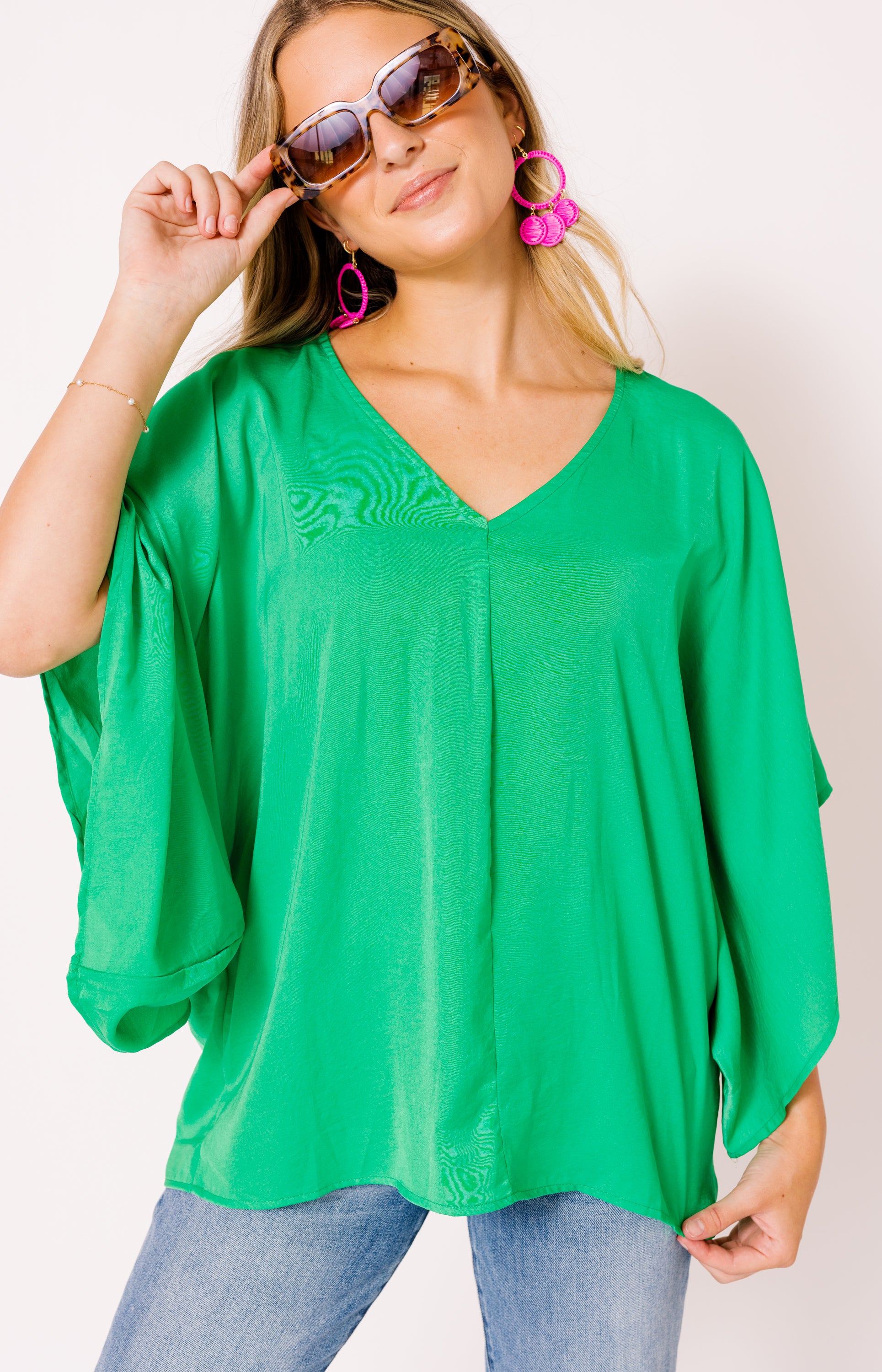 Weekend Getaway Top, GREEN