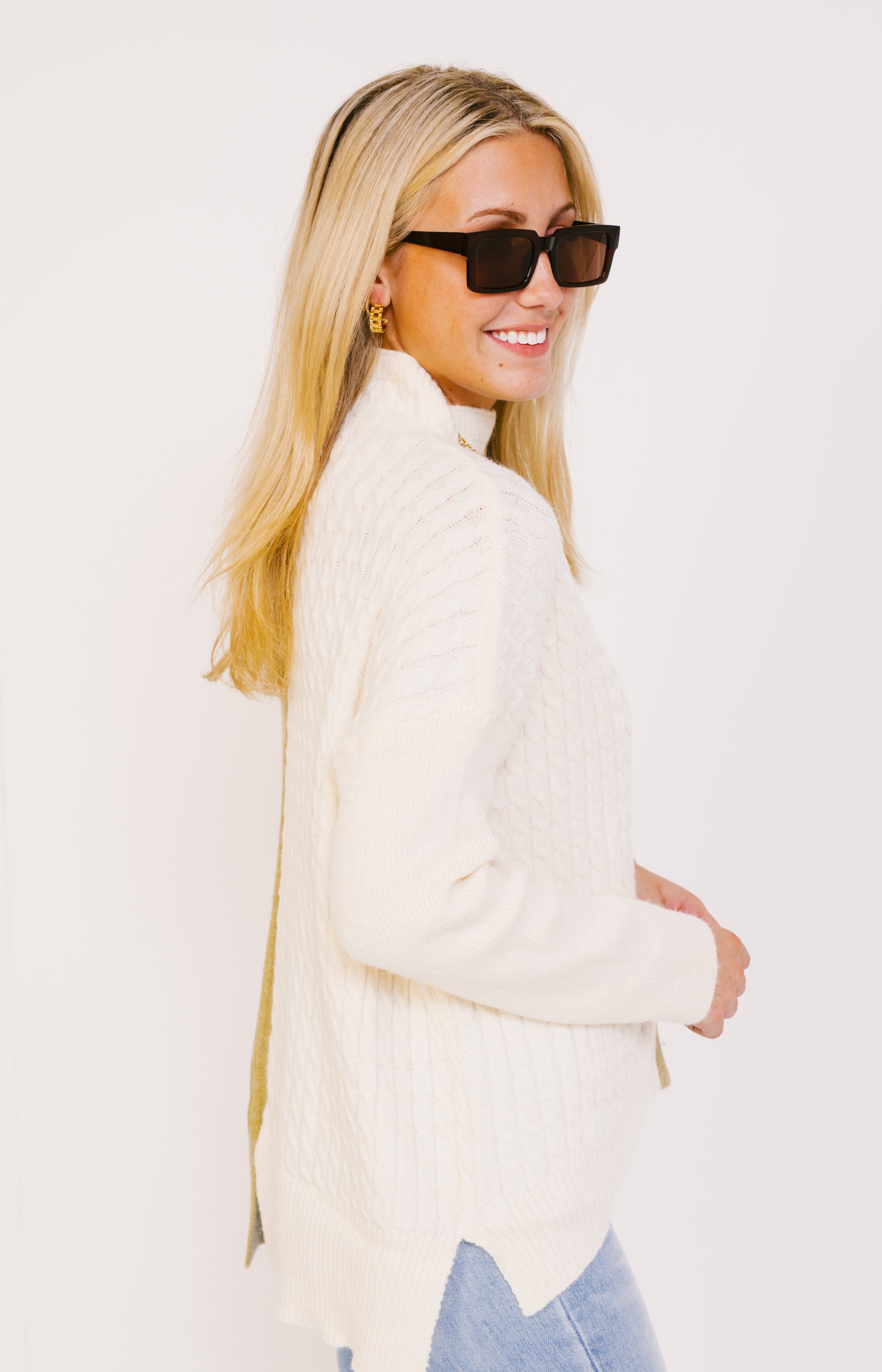 Lean on Me Sweater, GREEN TEA