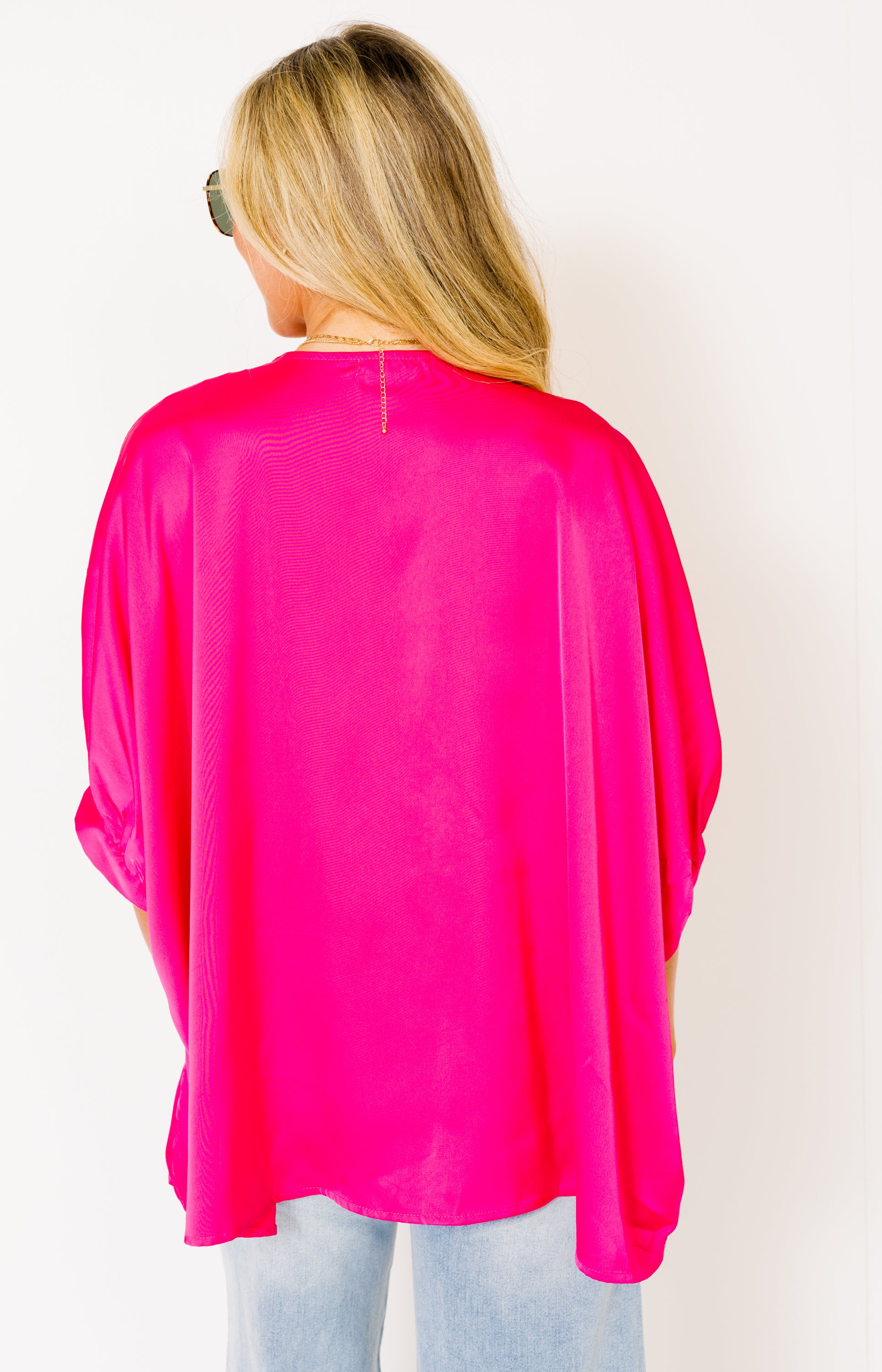 Feeling the Vibes Top, FUCHSIA