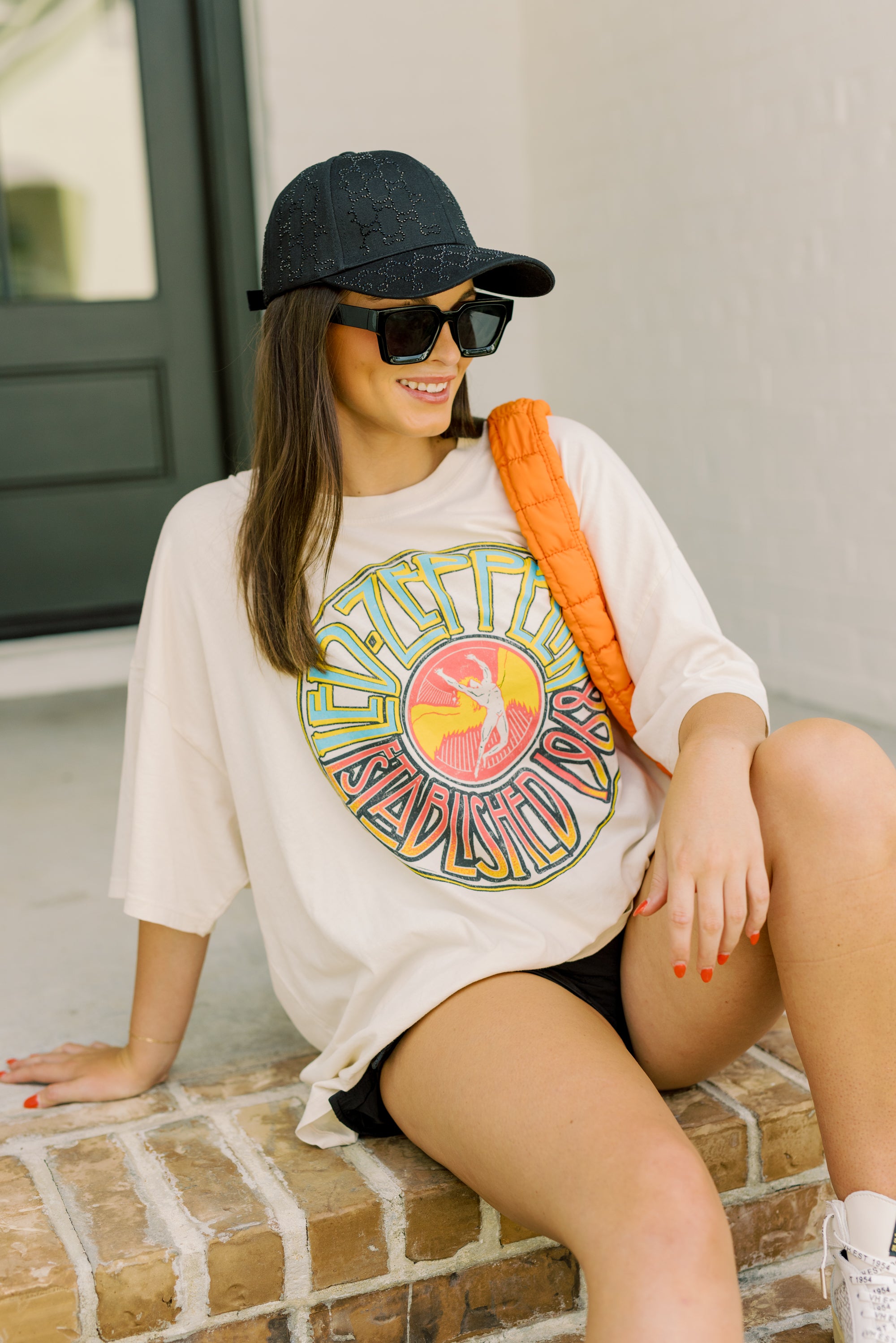 DayDreamer: Led Zeppelin 1968 O/S Tee, DIRTY WHITE