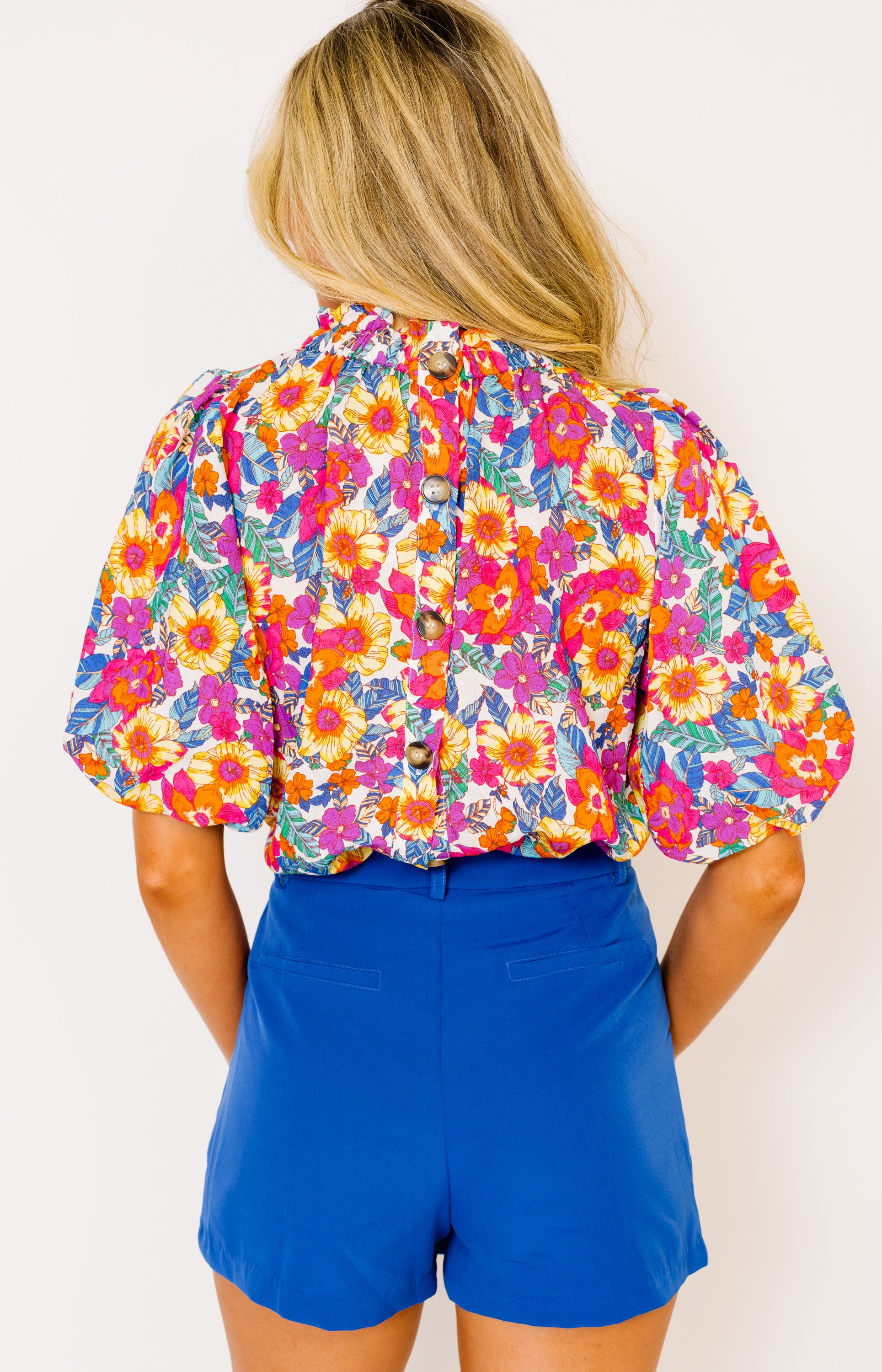 THML: Frills Blouse, WHITE
