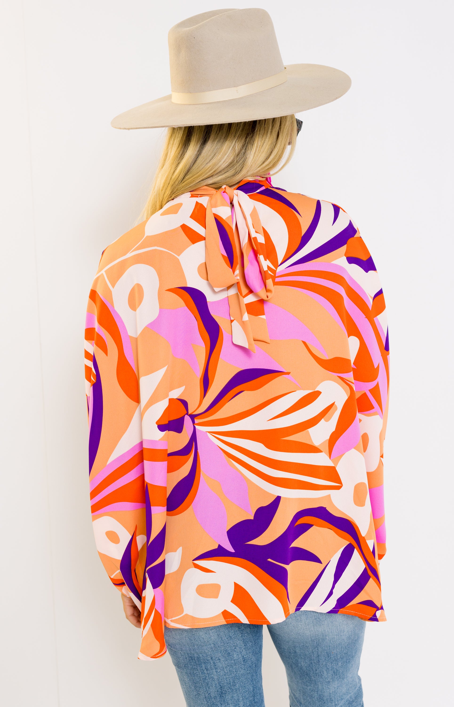 Brittan Blouse, ORANGE