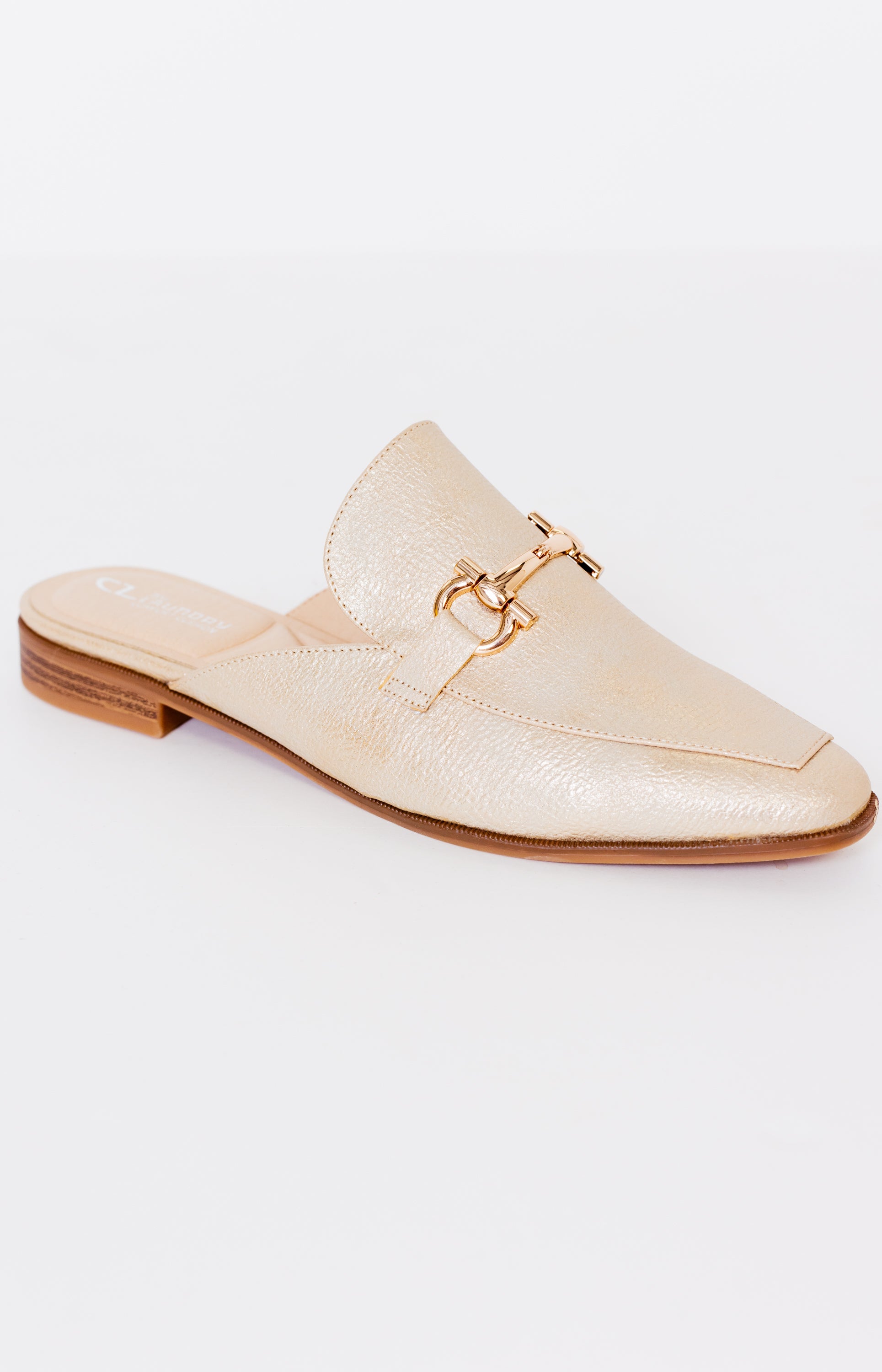Chinese Laundry: Score Soft Glitz Mule, GOLD