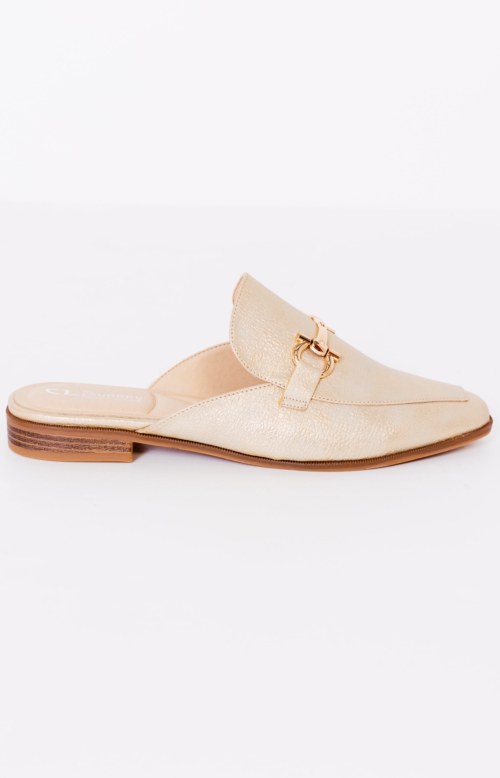 Chinese Laundry: Score Soft Glitz Mule, GOLD