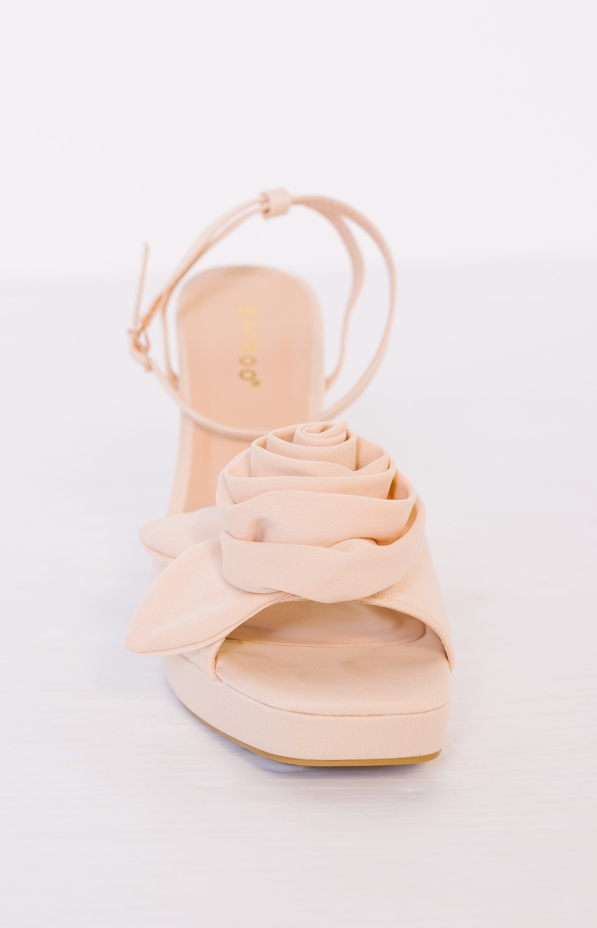 Rose Platform Heel, NUDE