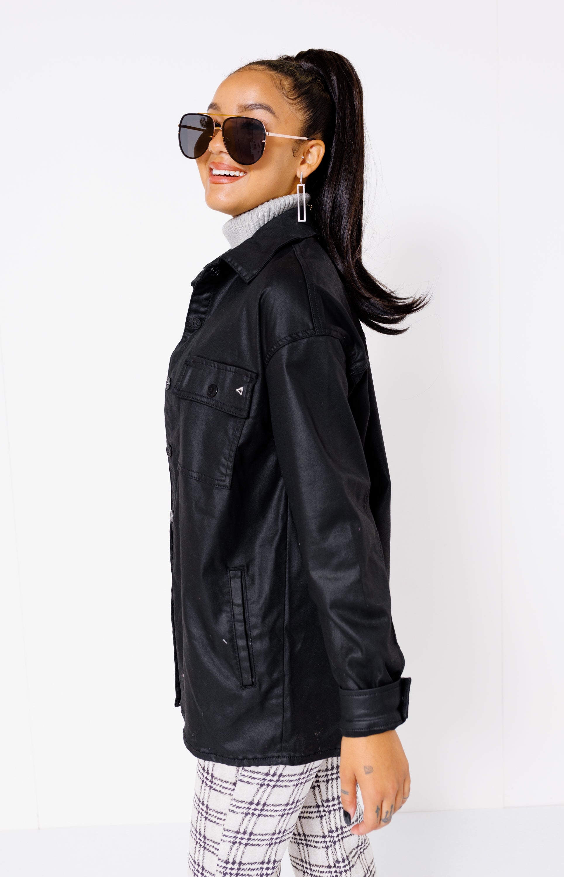 Leatherette Shirt