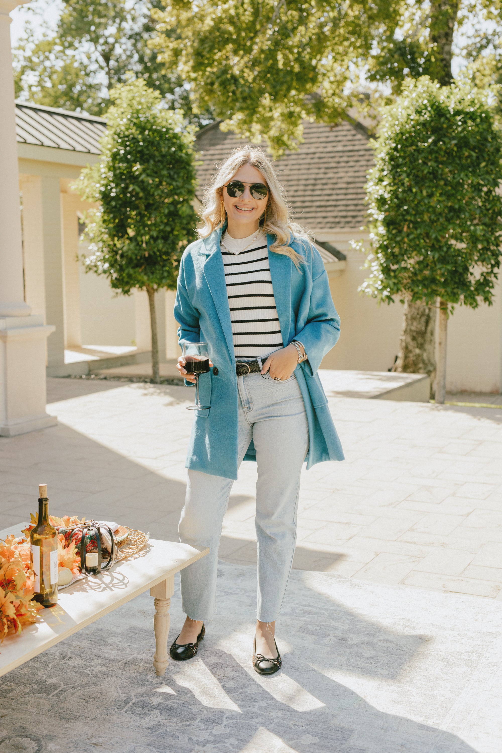 Timeless Chic Coat, TEAL