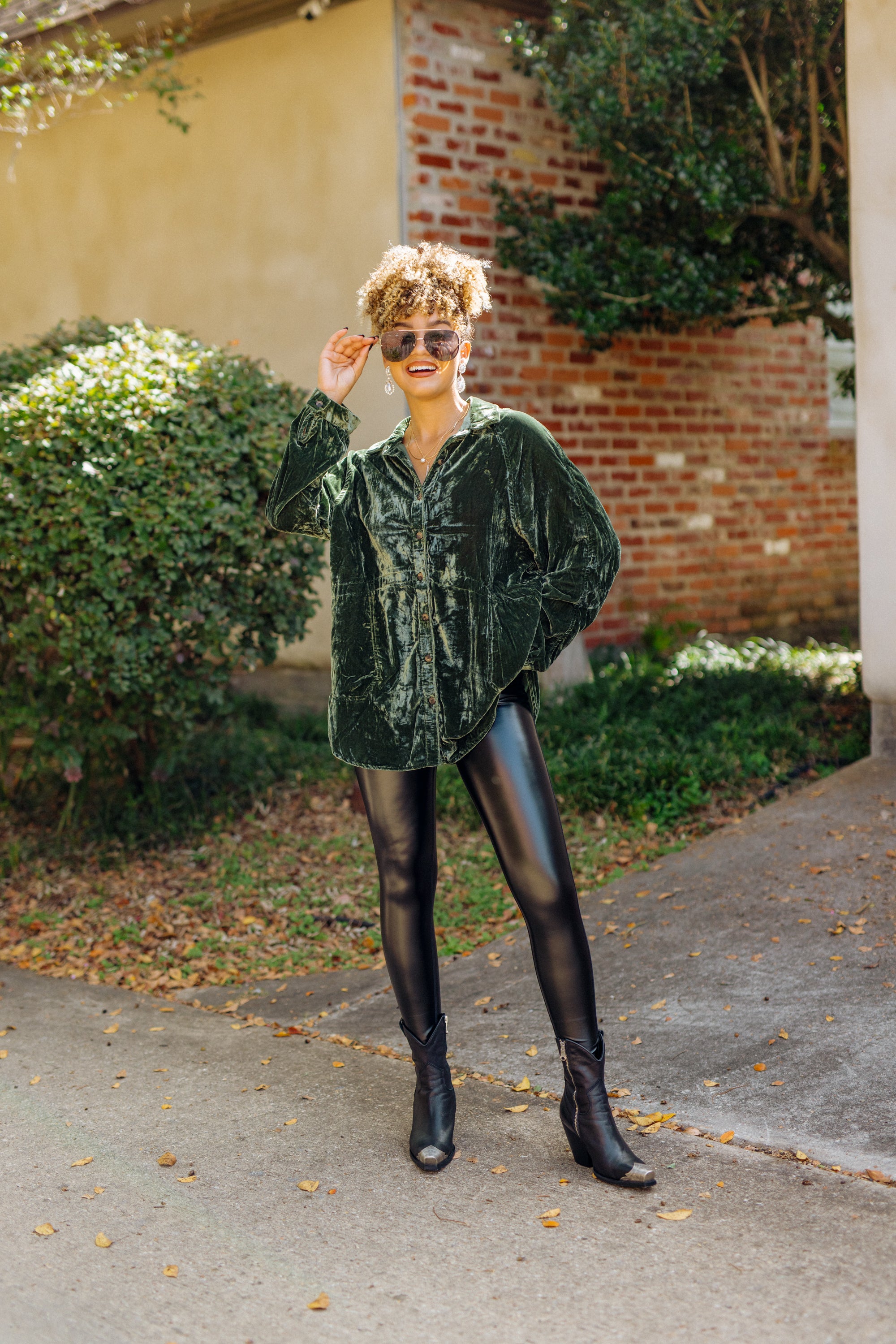 Velvet Dream Top, OLIVE
