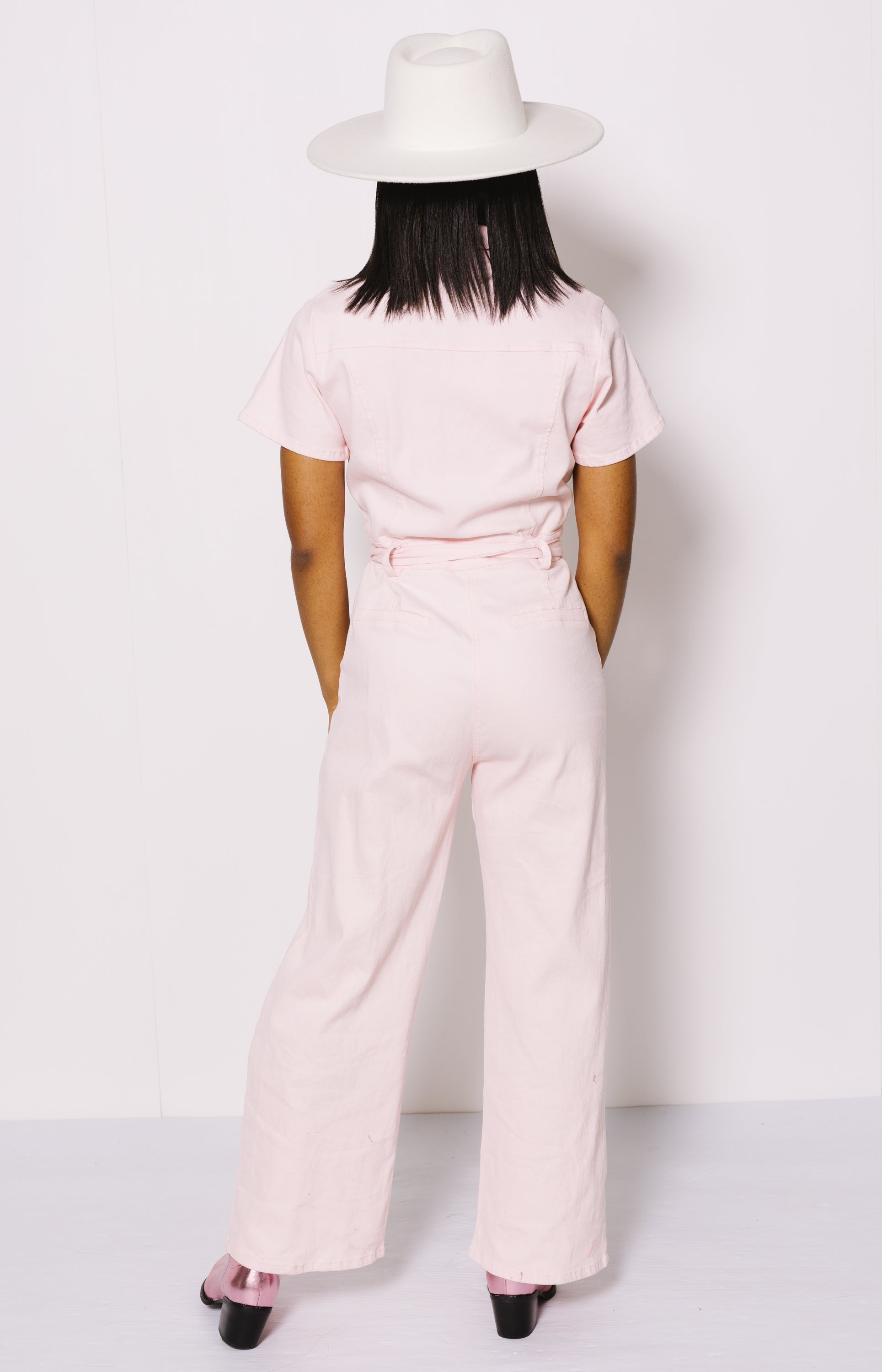Carter Utility Jumpsuit, BABY PINK