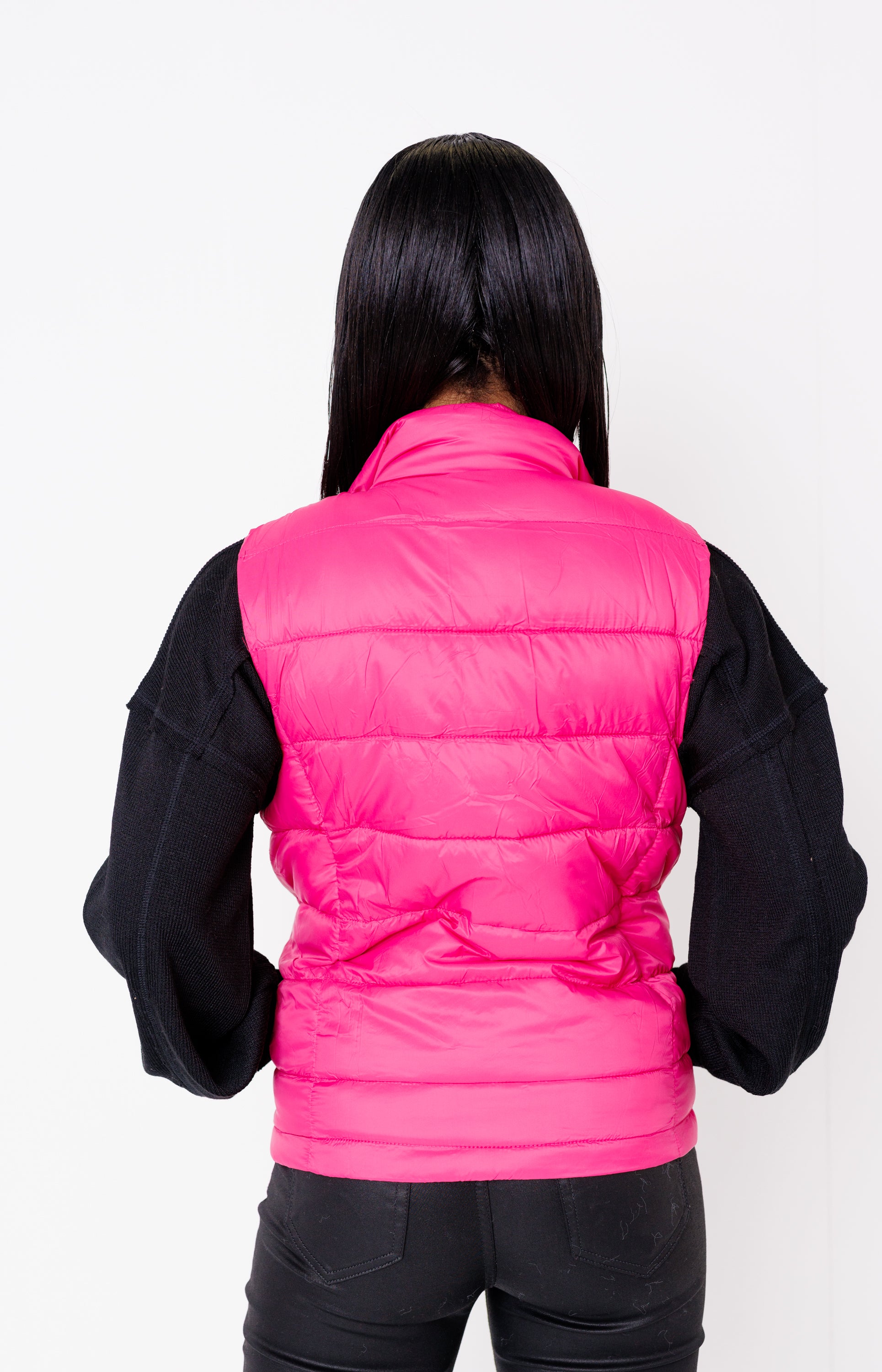 Urban Explorer Puffer Vest, FUCHSIA
