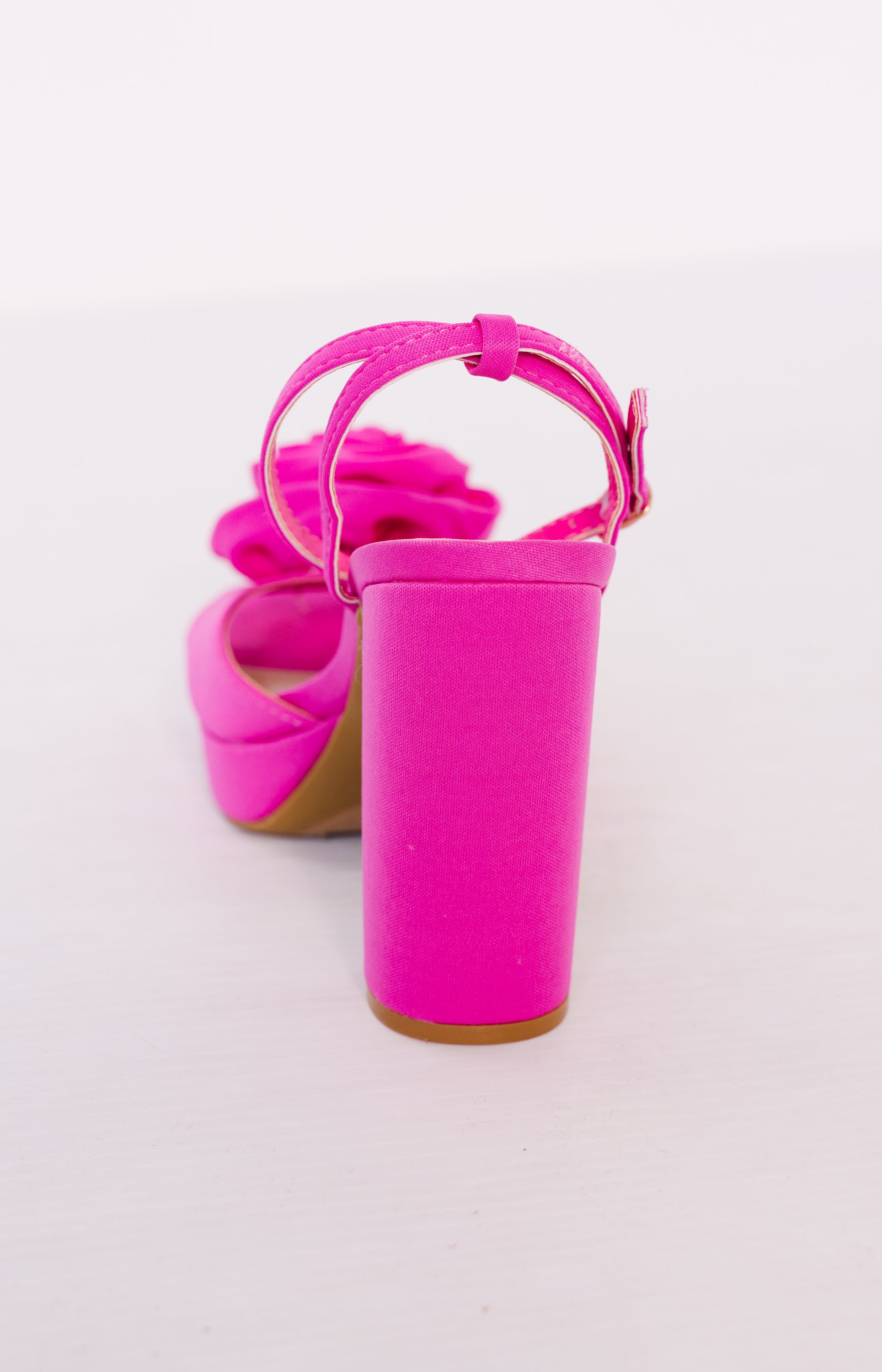 Rose Platform Heel, HOT PINK