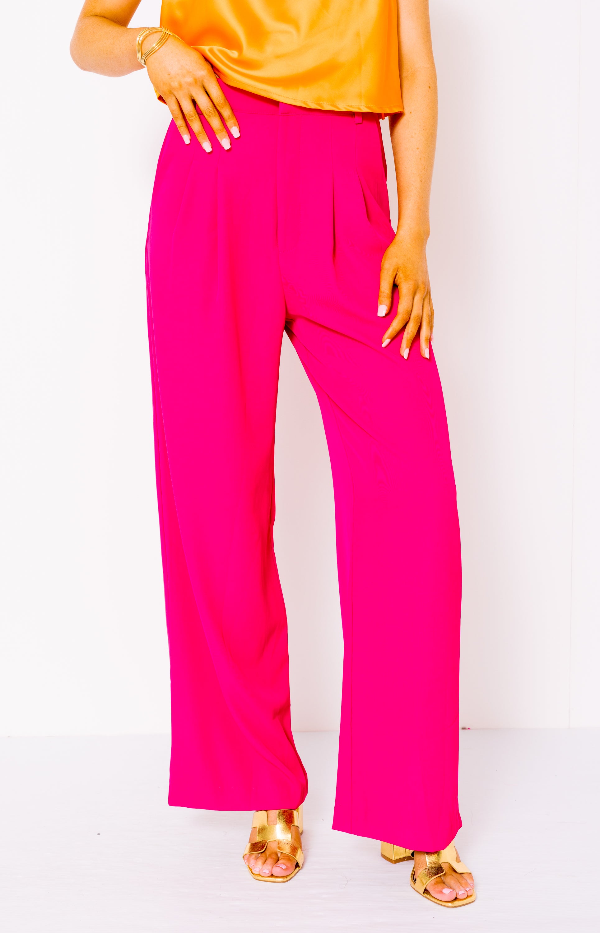 Empowered Trousers, FUSCHIA