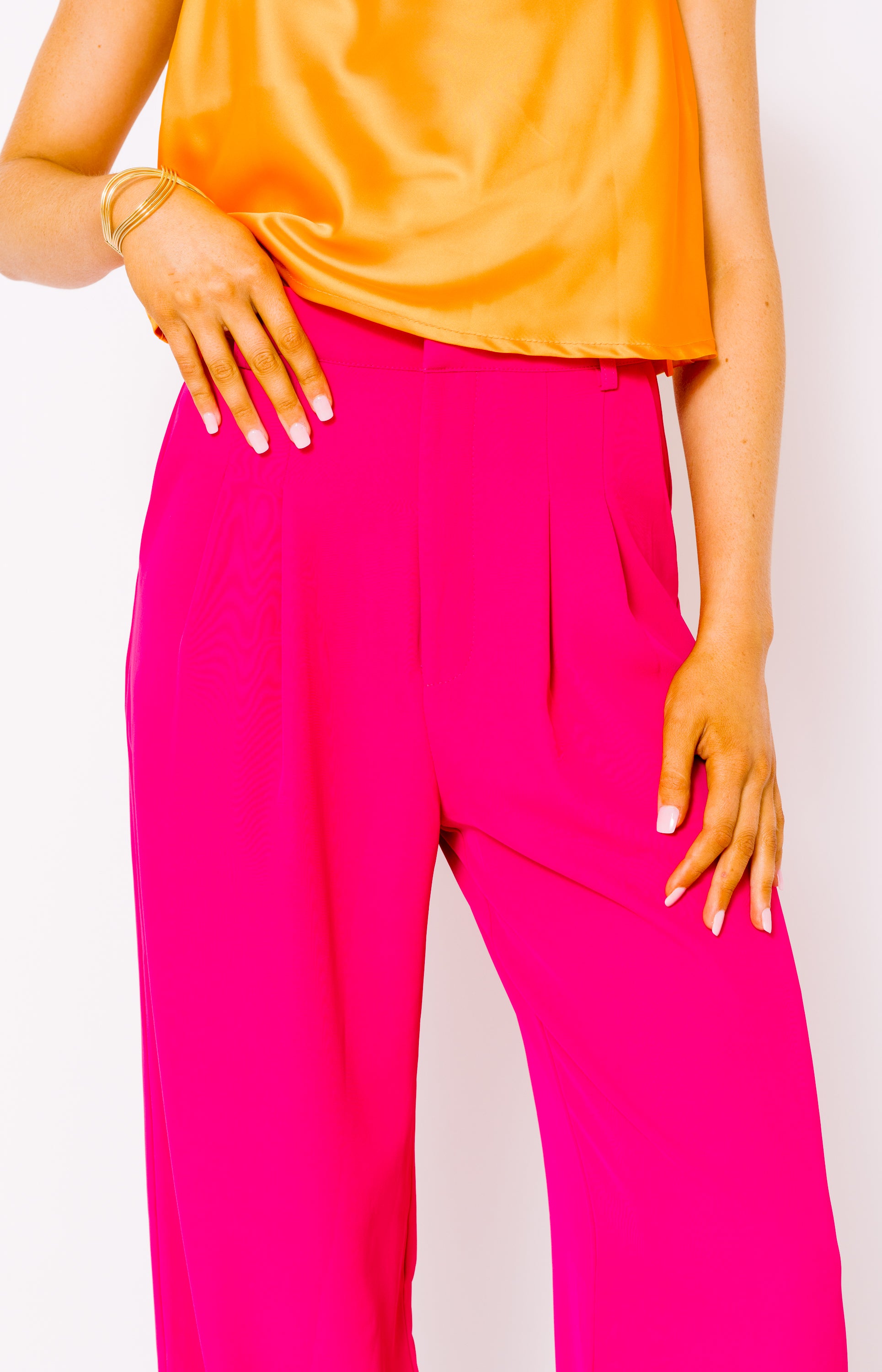 Empowered Trousers, FUSCHIA
