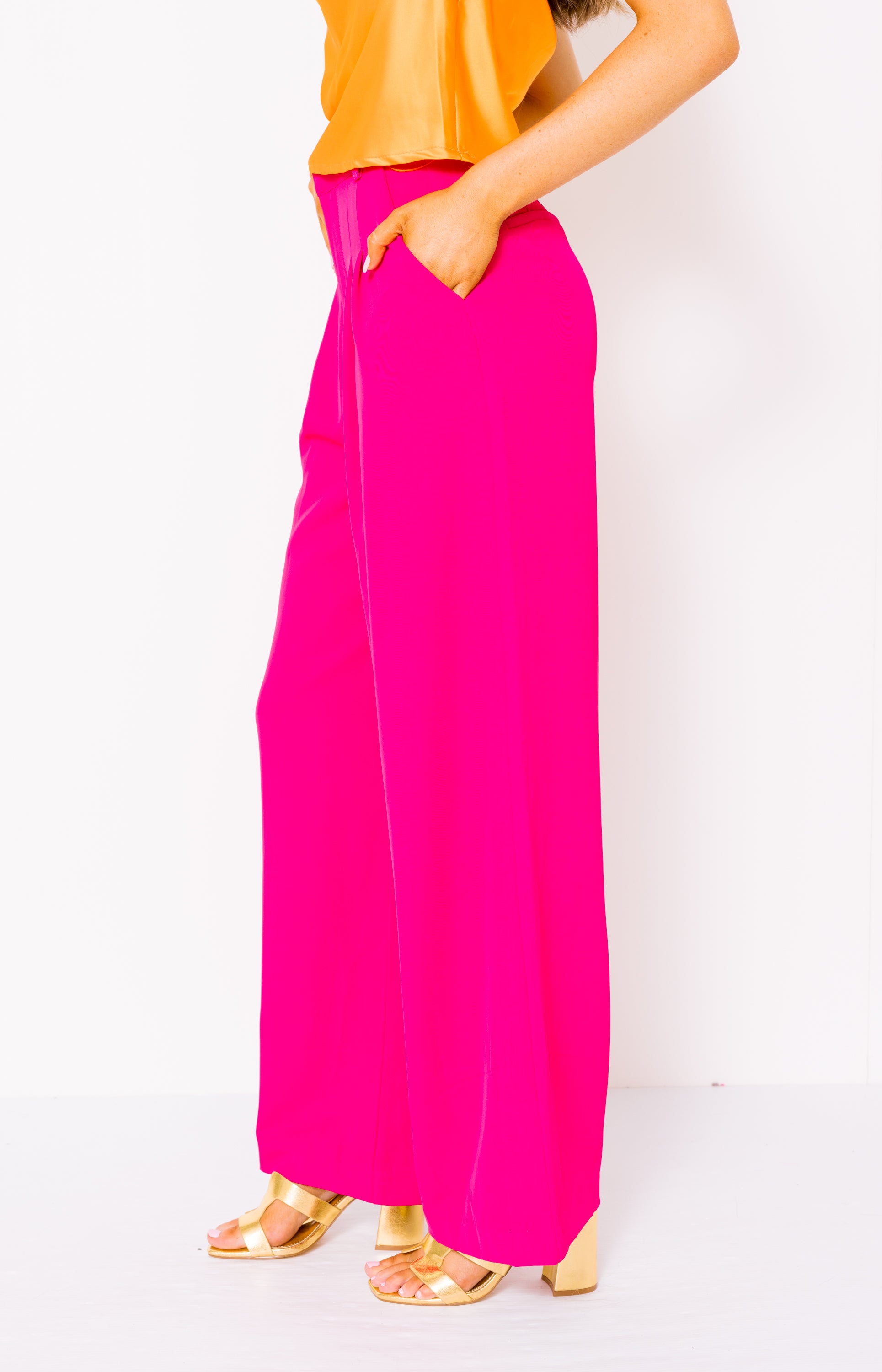 Empowered Trousers, FUSCHIA