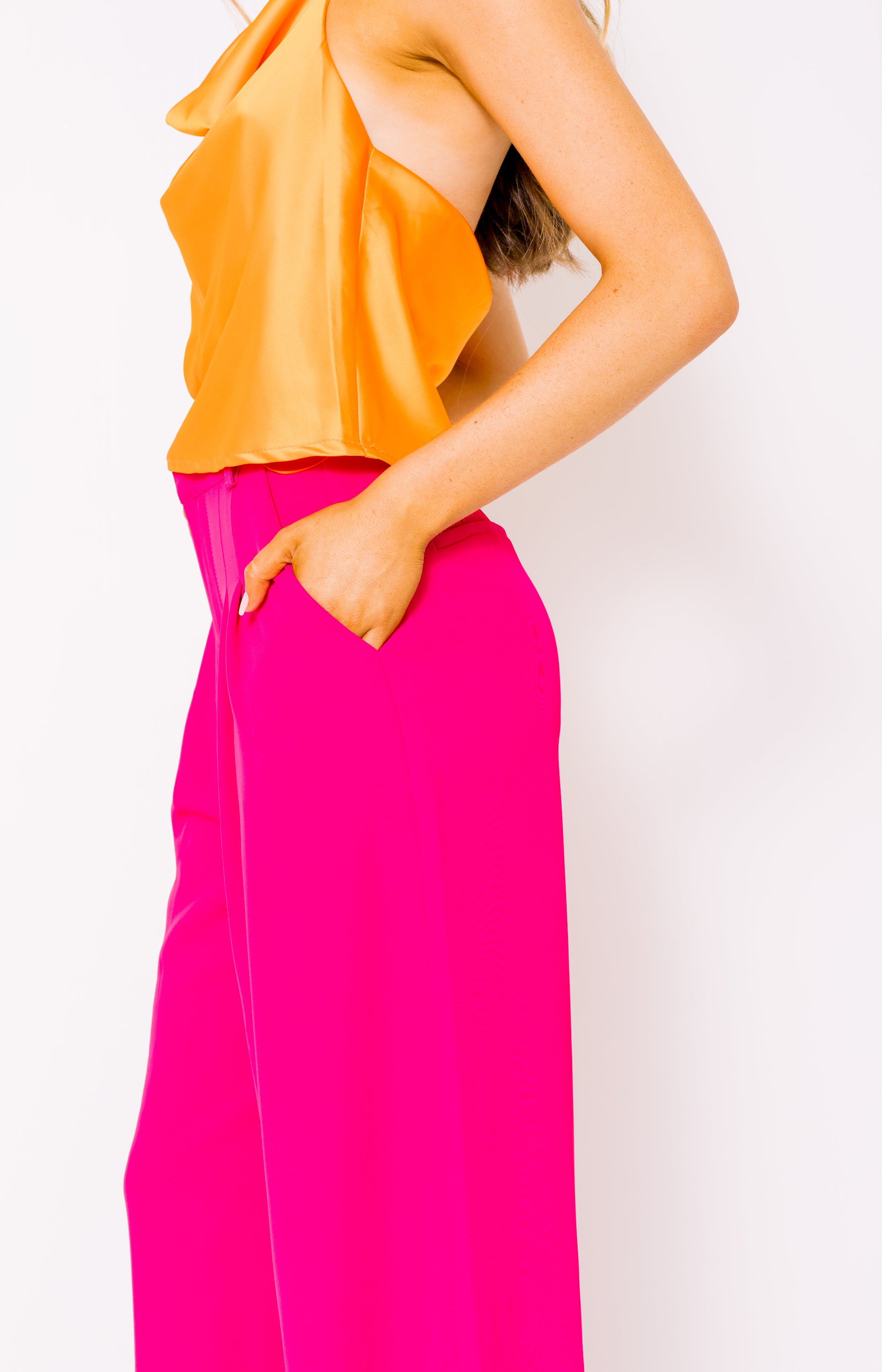 Empowered Trousers, FUSCHIA