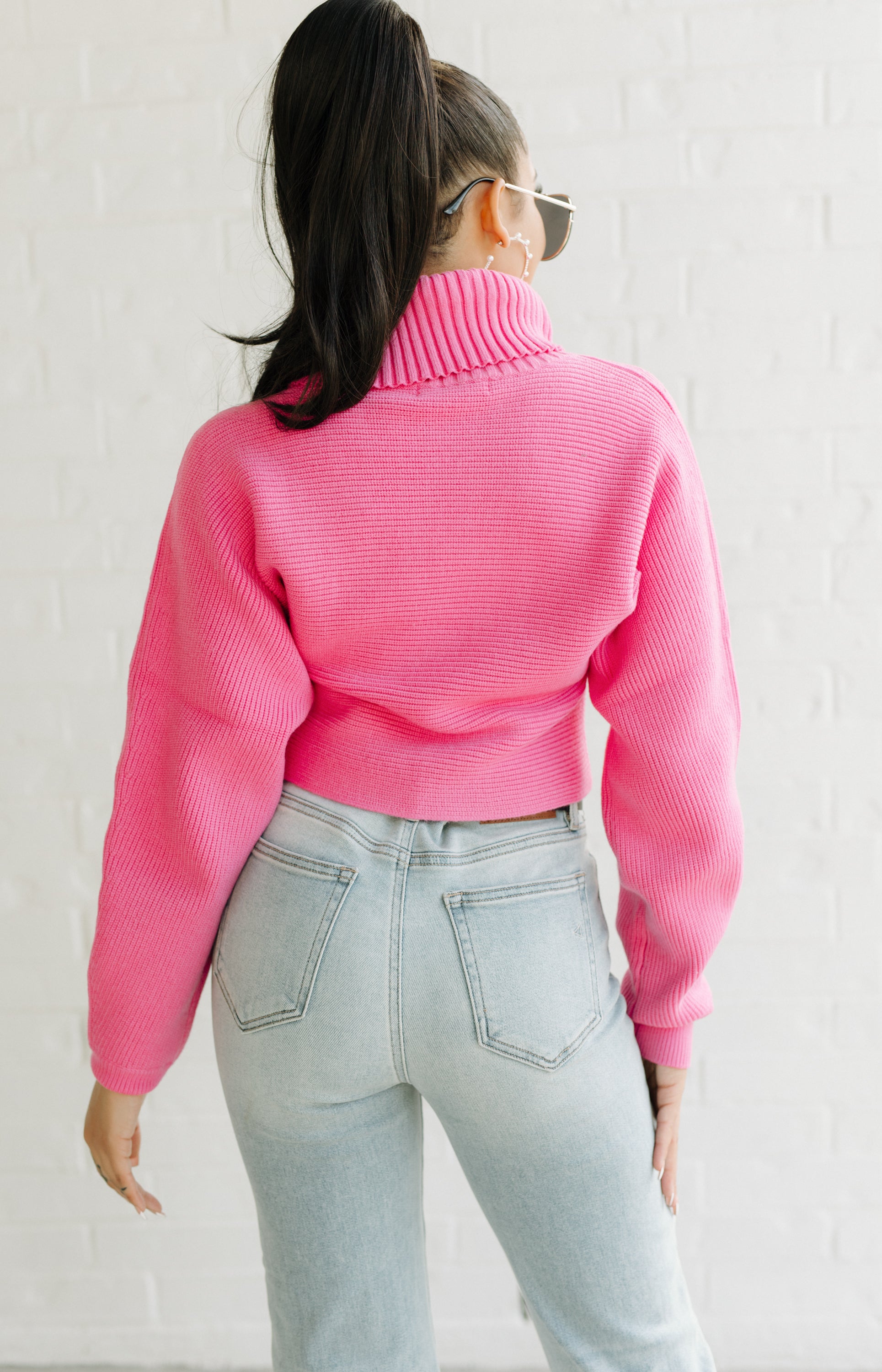 Lovely Loom Sweater, CANDY PINK