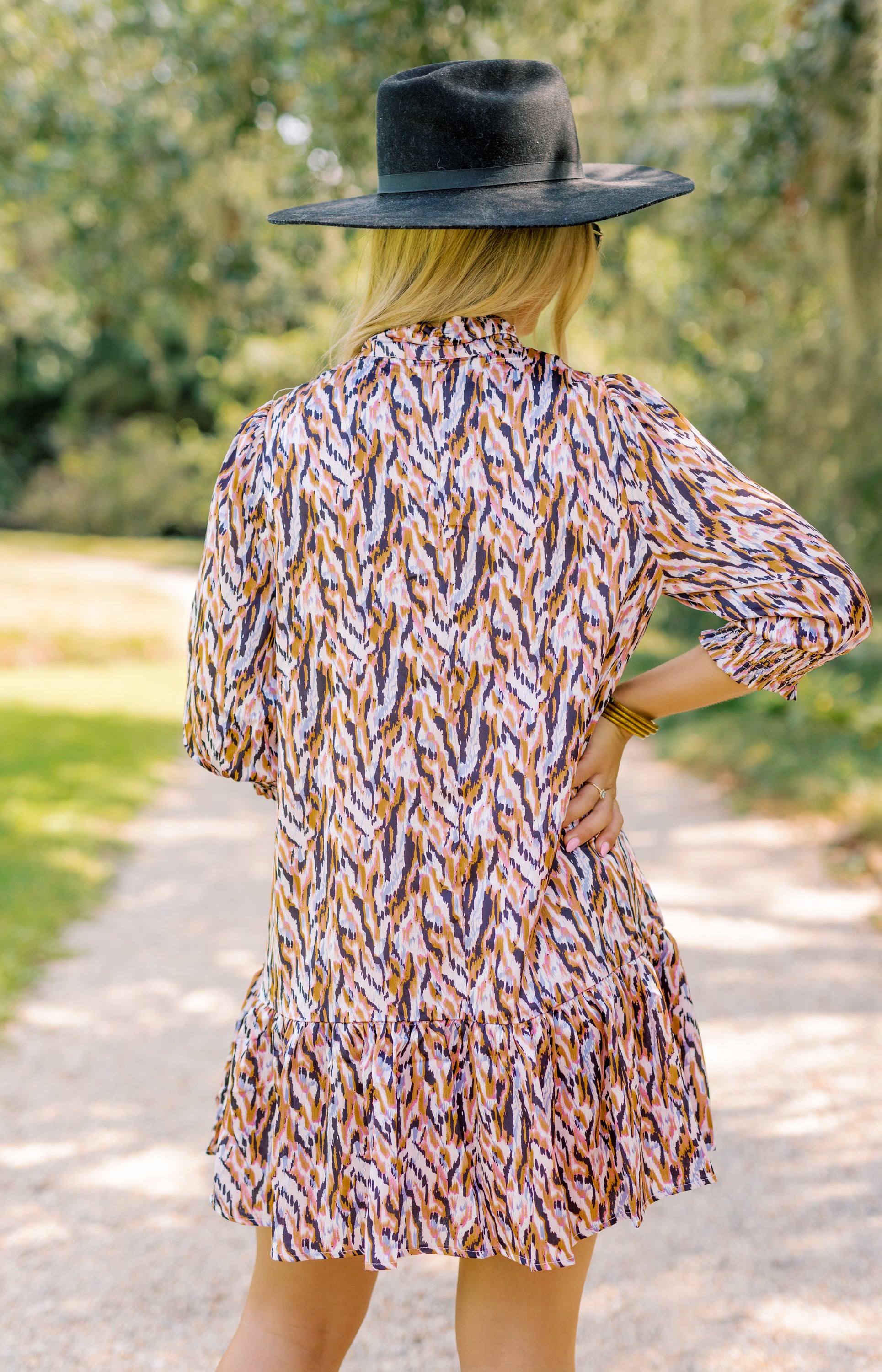Pure Bliss Mini Dress, LILAC/CAMEL