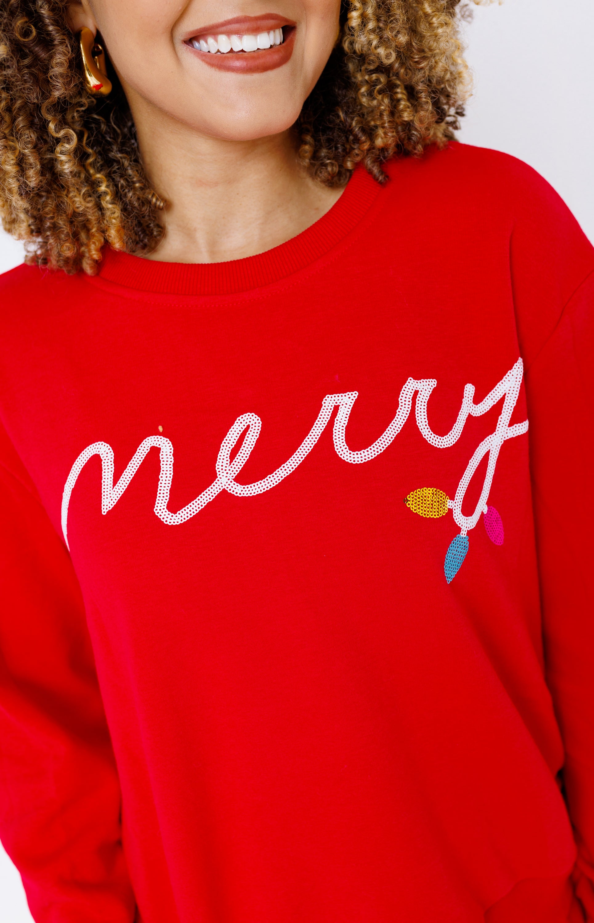 Merry Sweater Set, RED