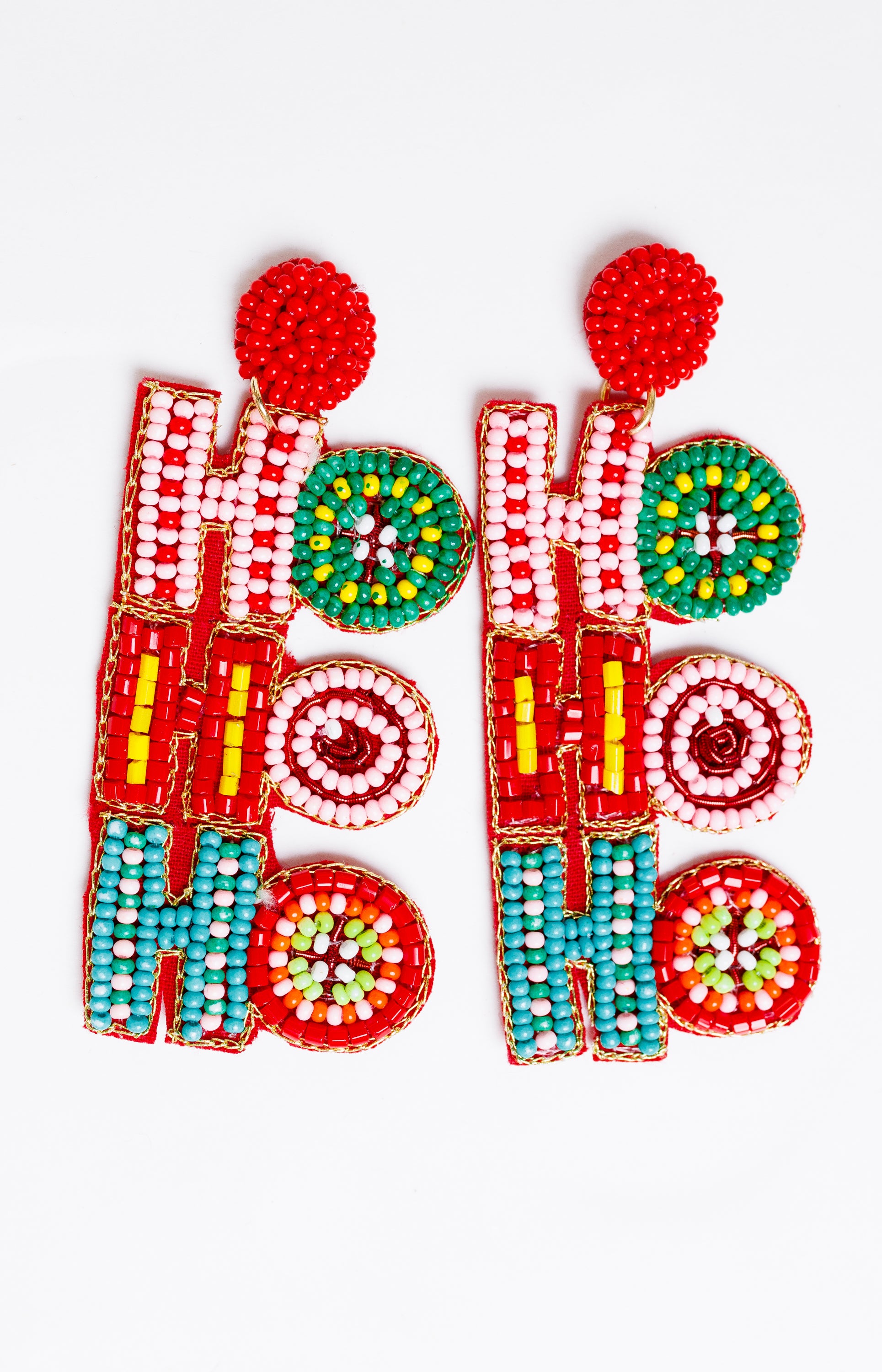 HO HO HO Earrings, MULTI