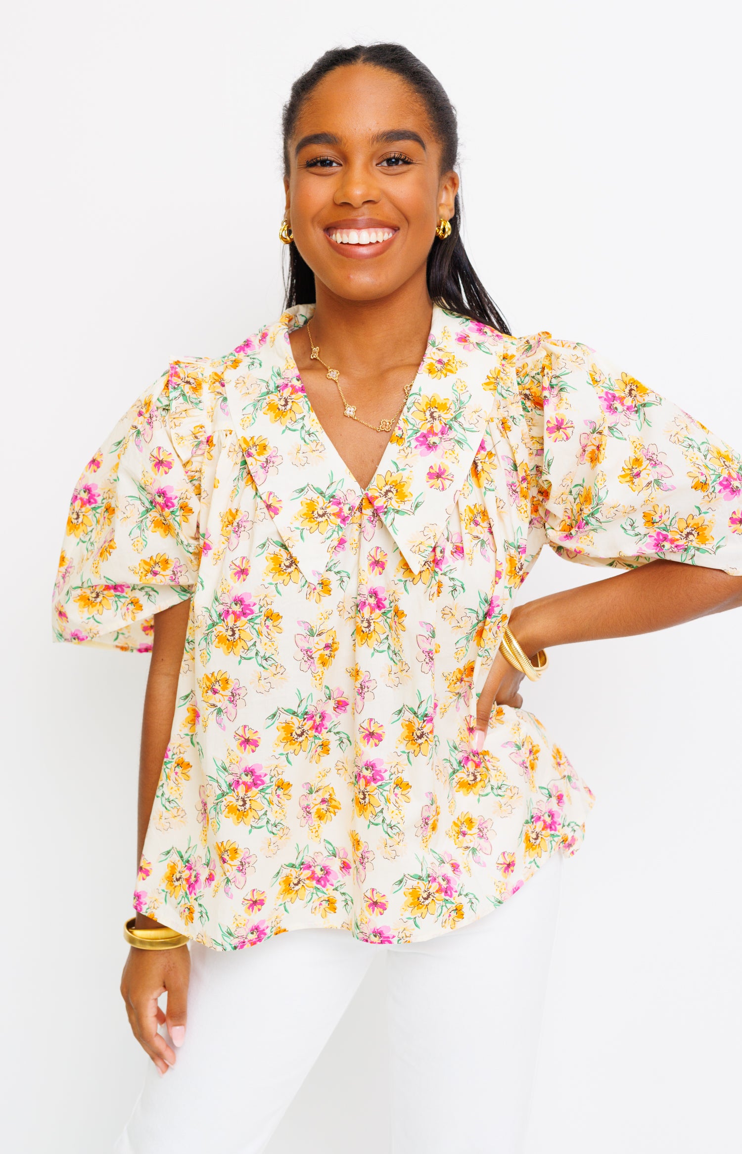 Blooms In The Night Dress, BLACK