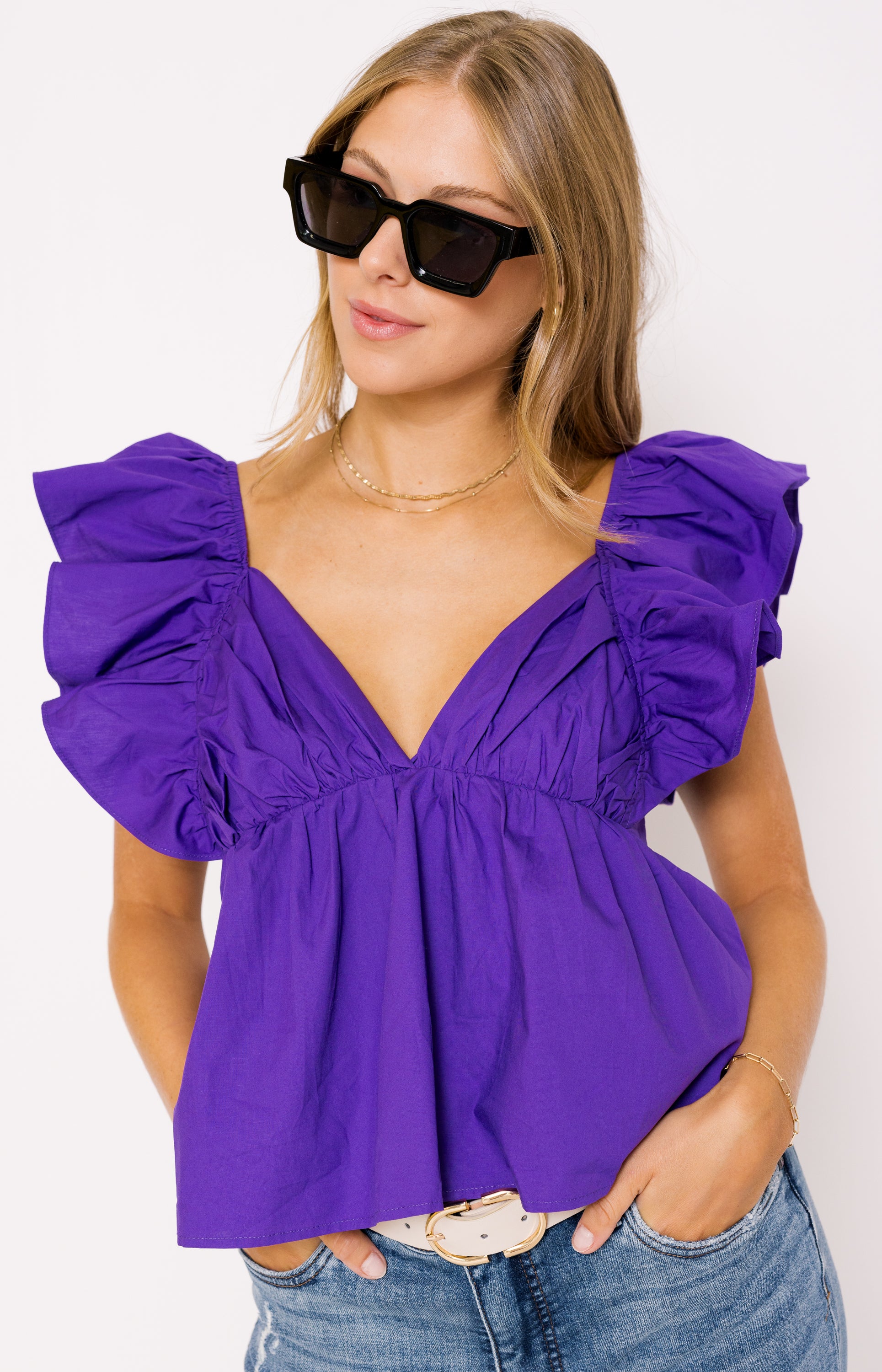 Truly Yours Top, PURPLE