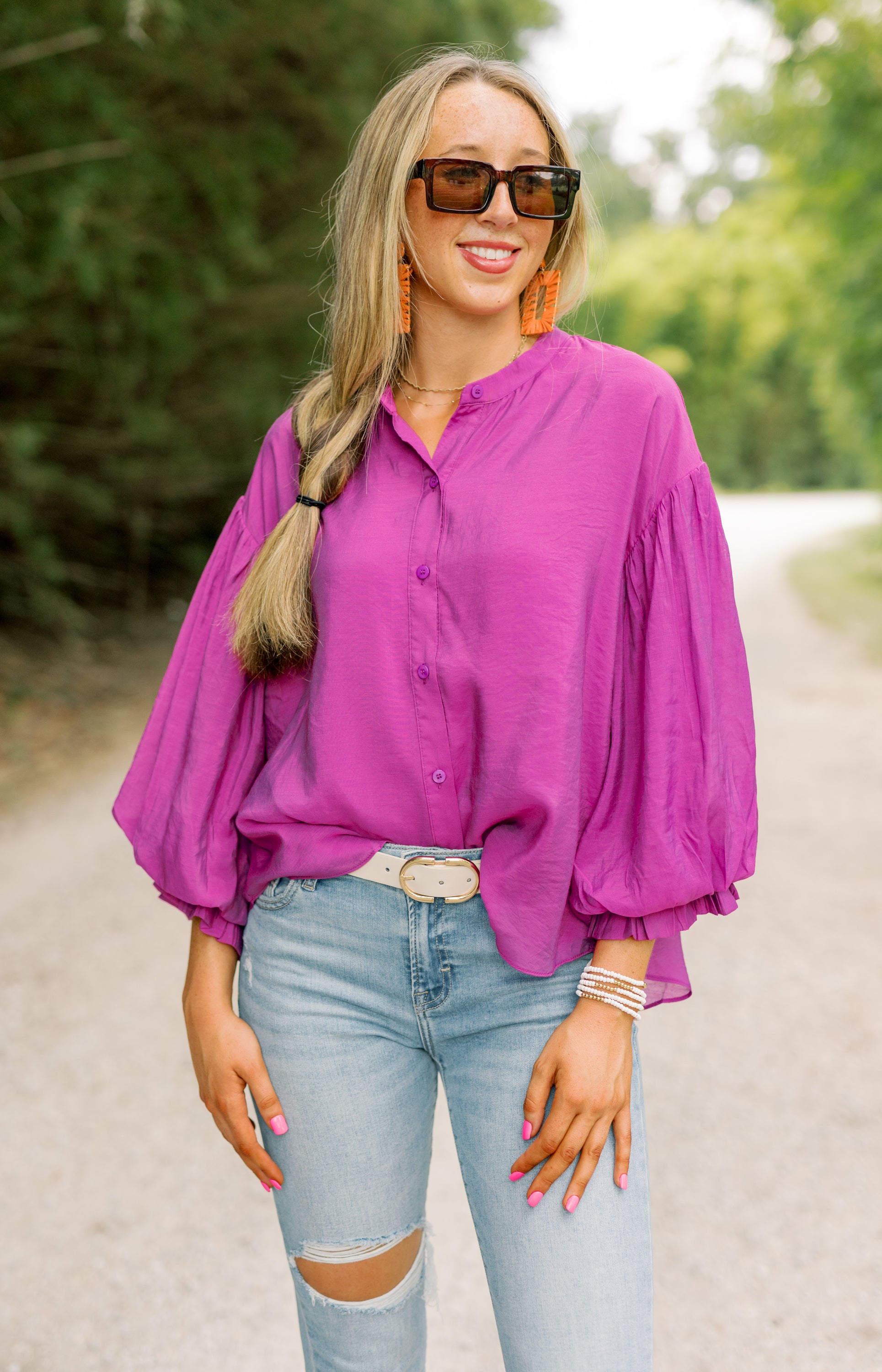 Sweet Downtime Top, PURPLE
