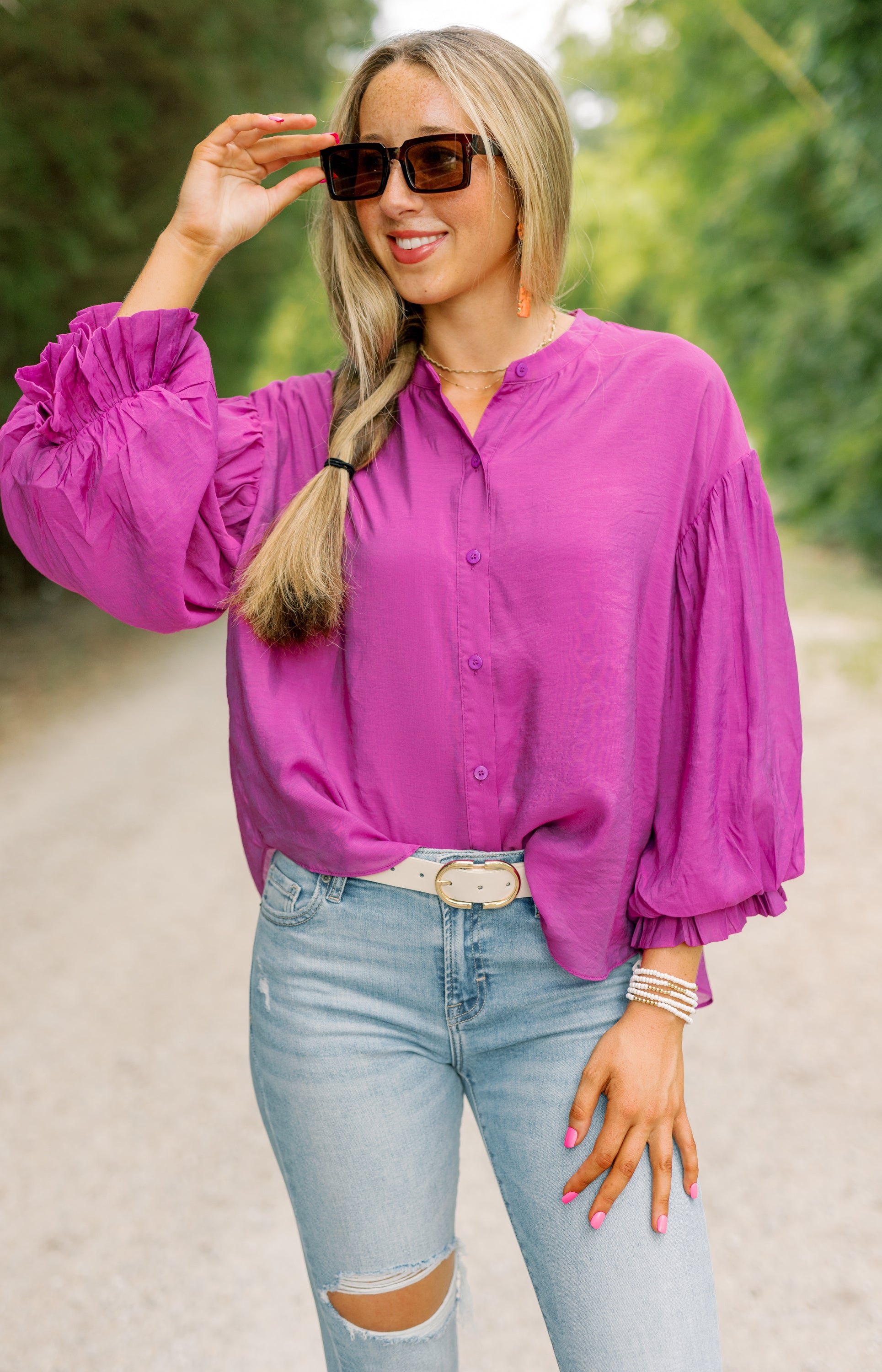 Sweet Downtime Top, PURPLE