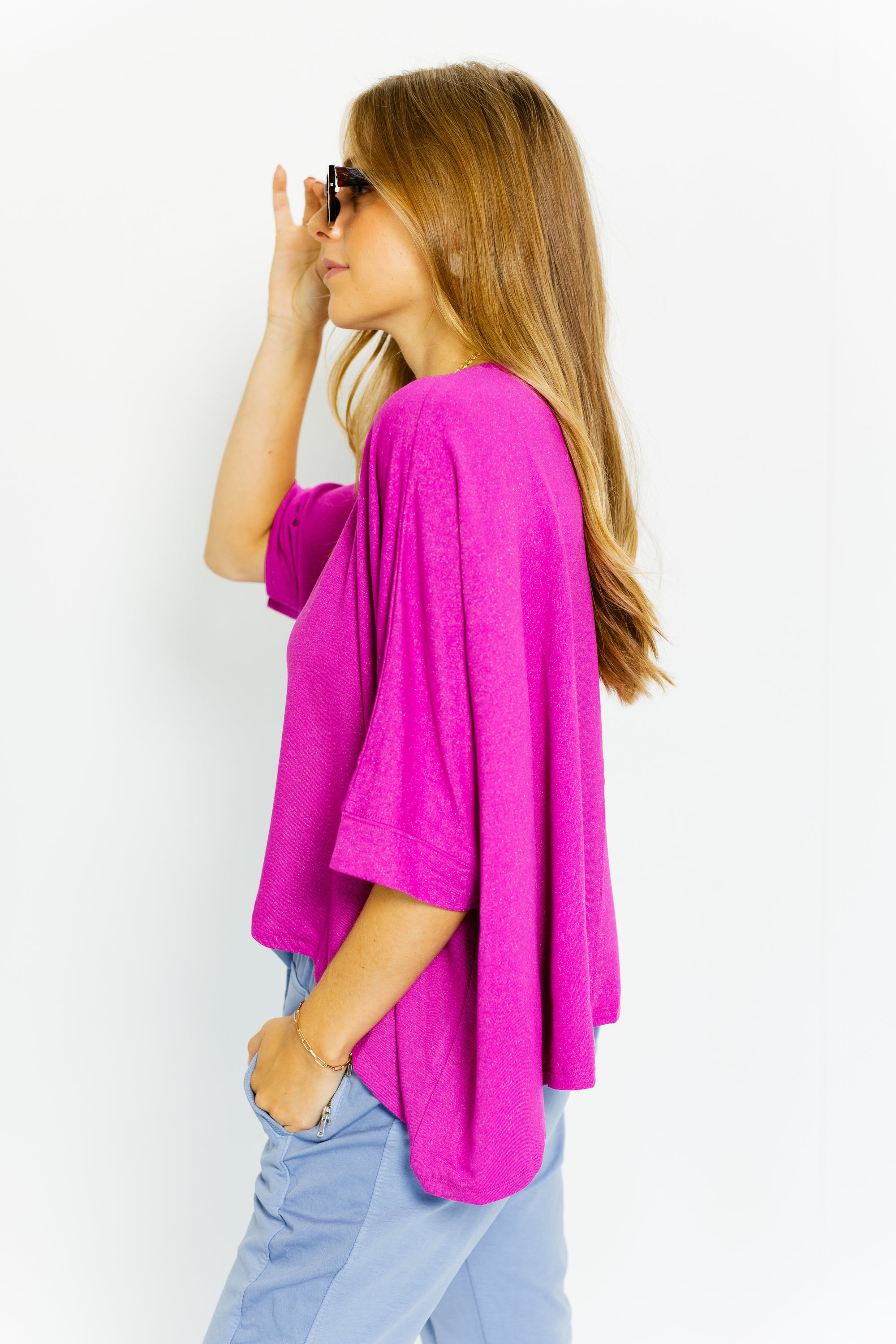 Clean Slate Tee, MAGENTA