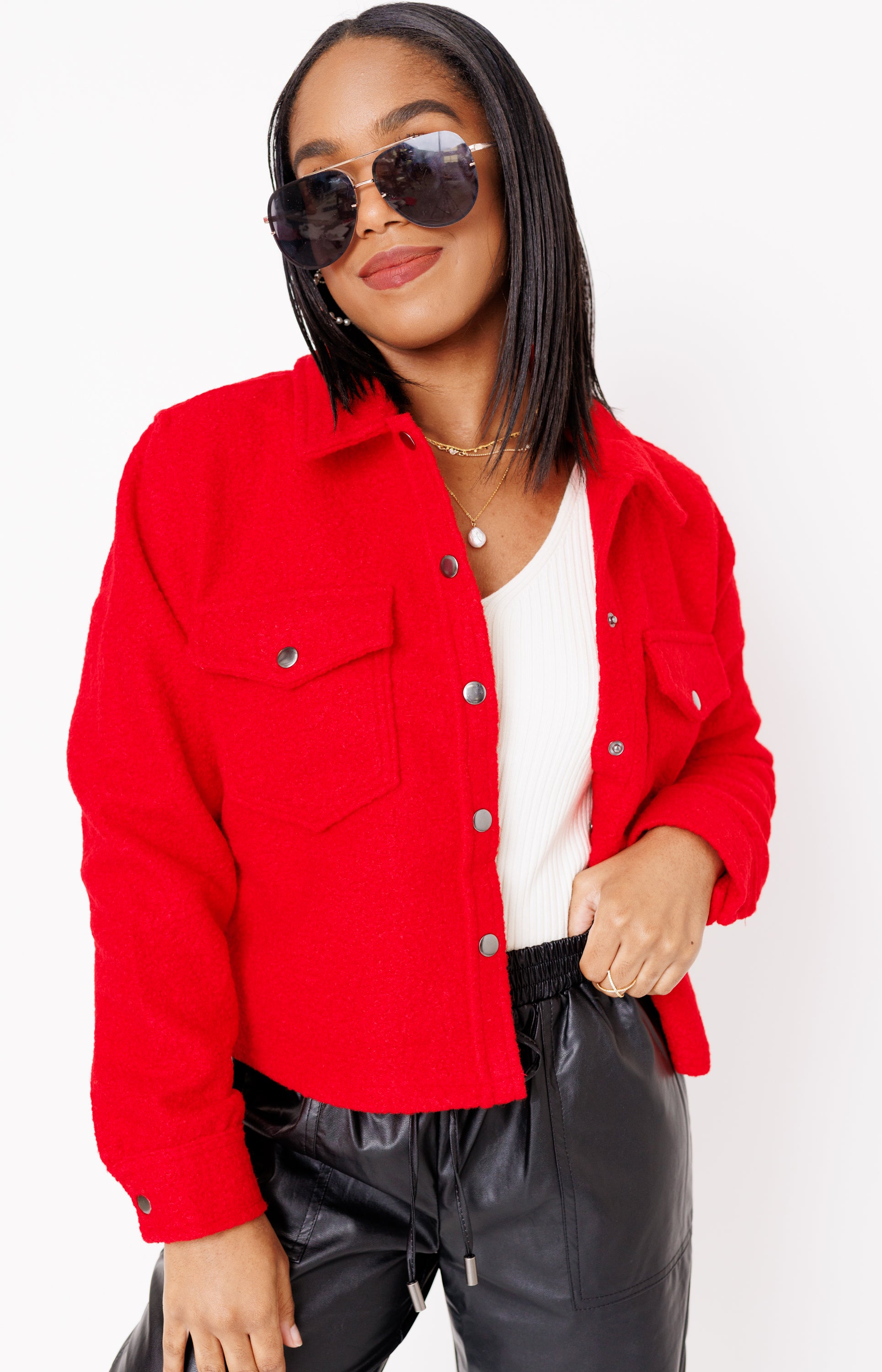 Southern Symphony Coat, RED