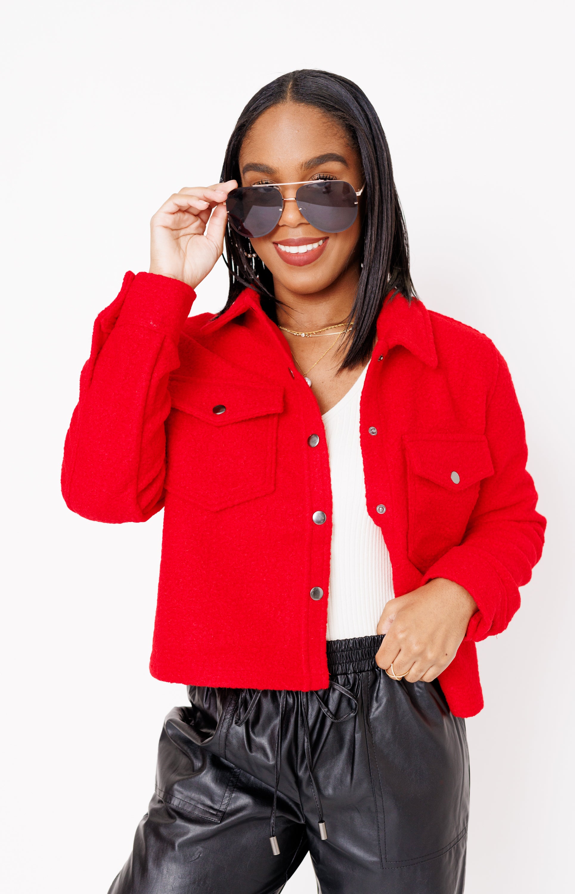 Southern Symphony Coat, RED