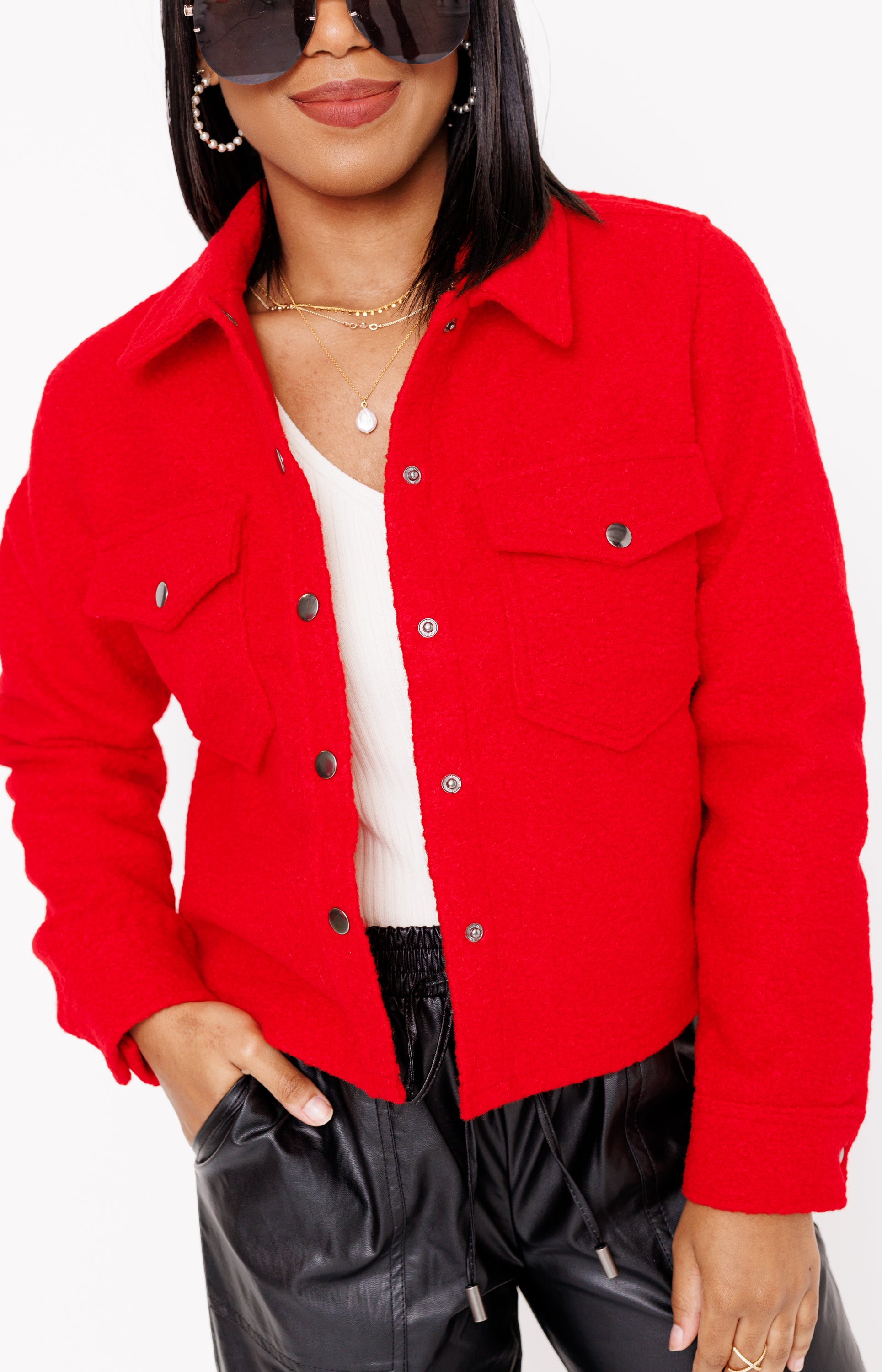 Southern Symphony Coat, RED