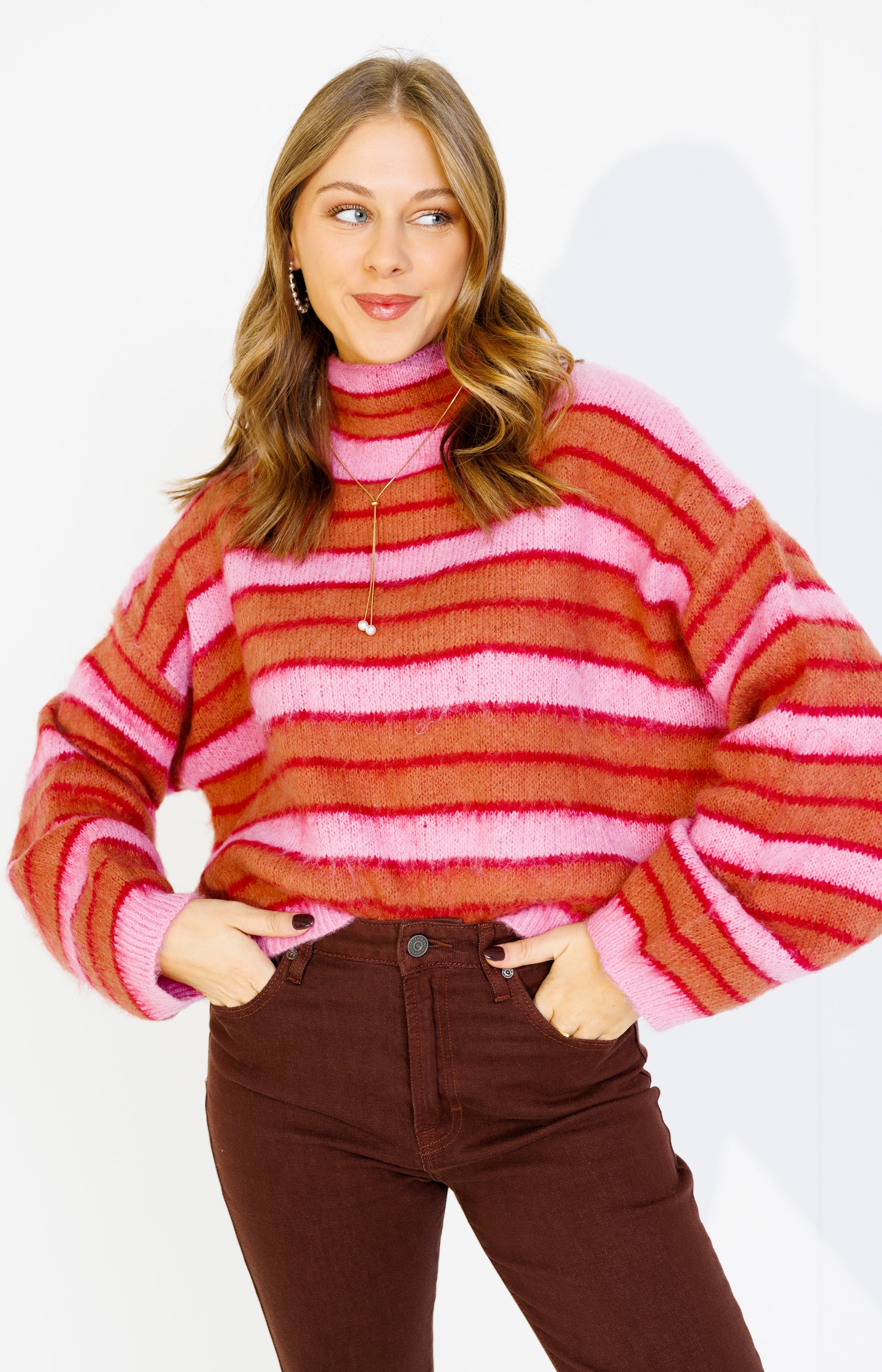 Rosewood Dream Sweater, PINK RUST
