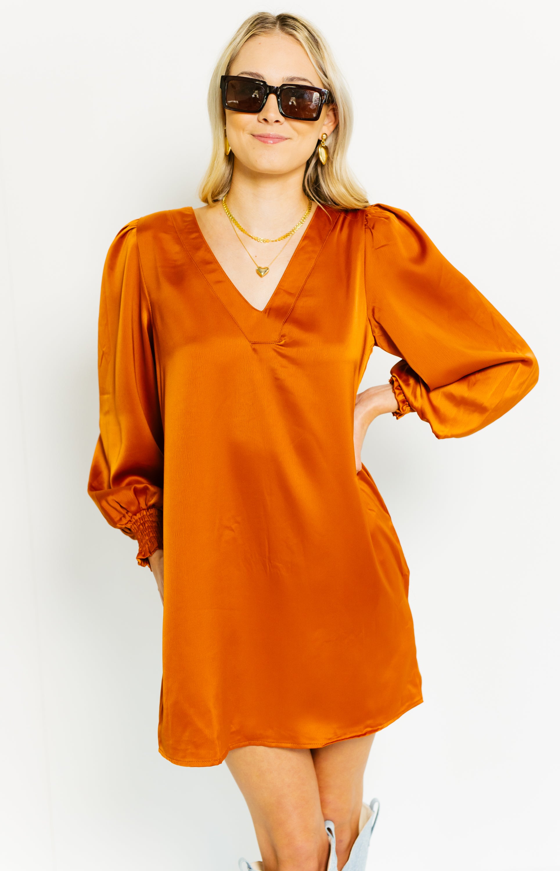 Set the Tone Mini Dress, CAMEL