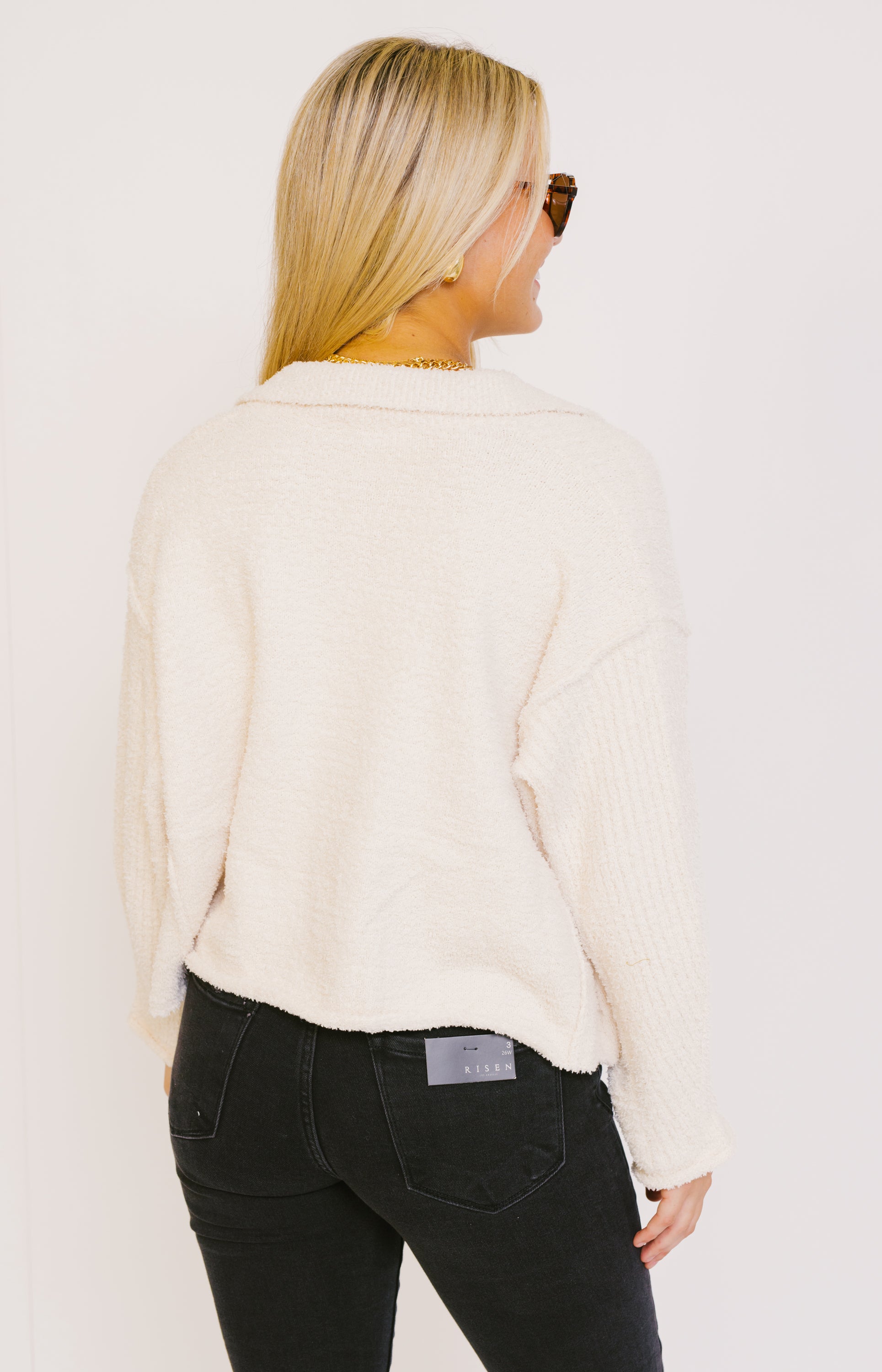 Fall Allure Top, CREAM