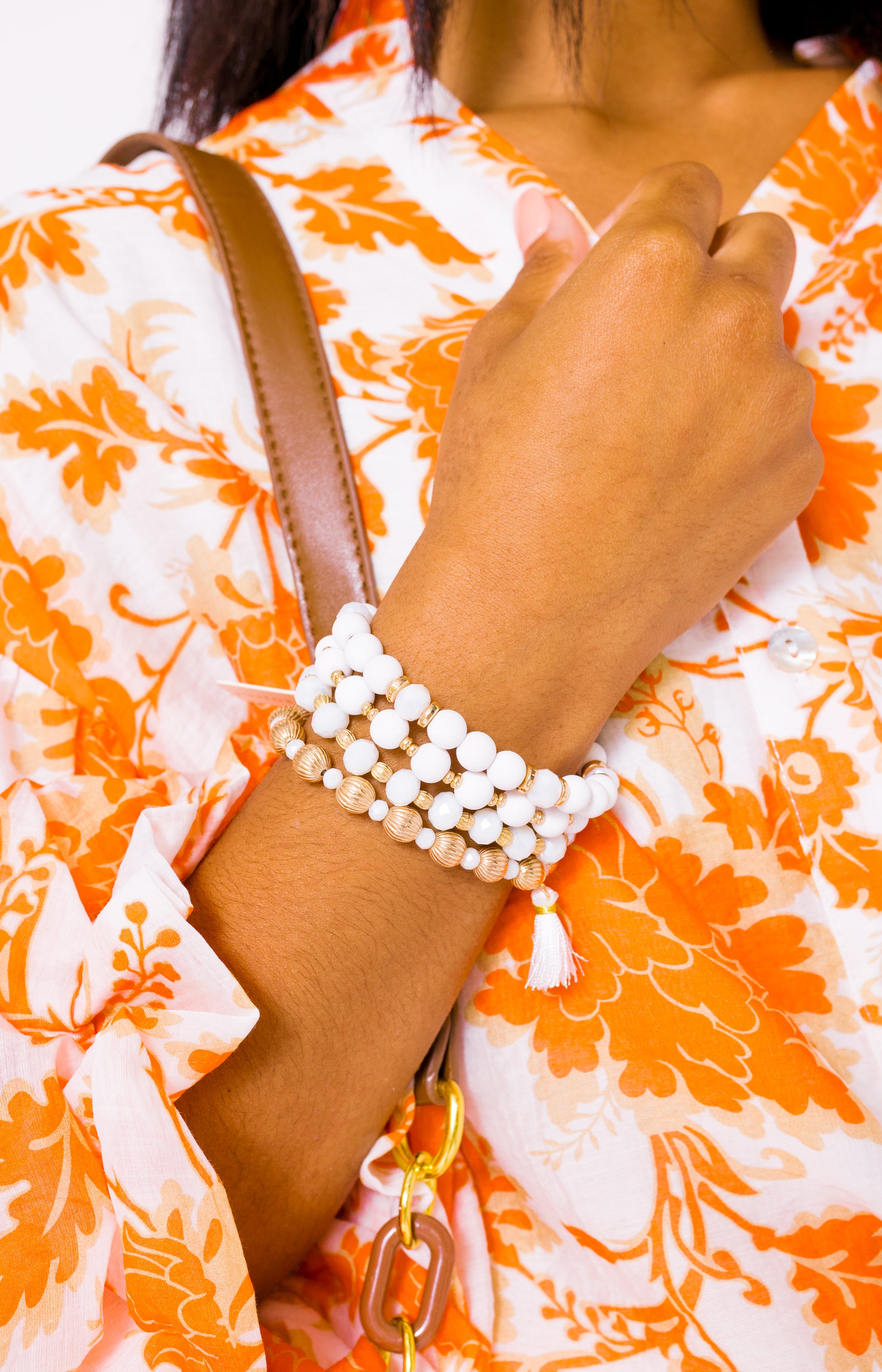 Saylor Bracelet, WHITE