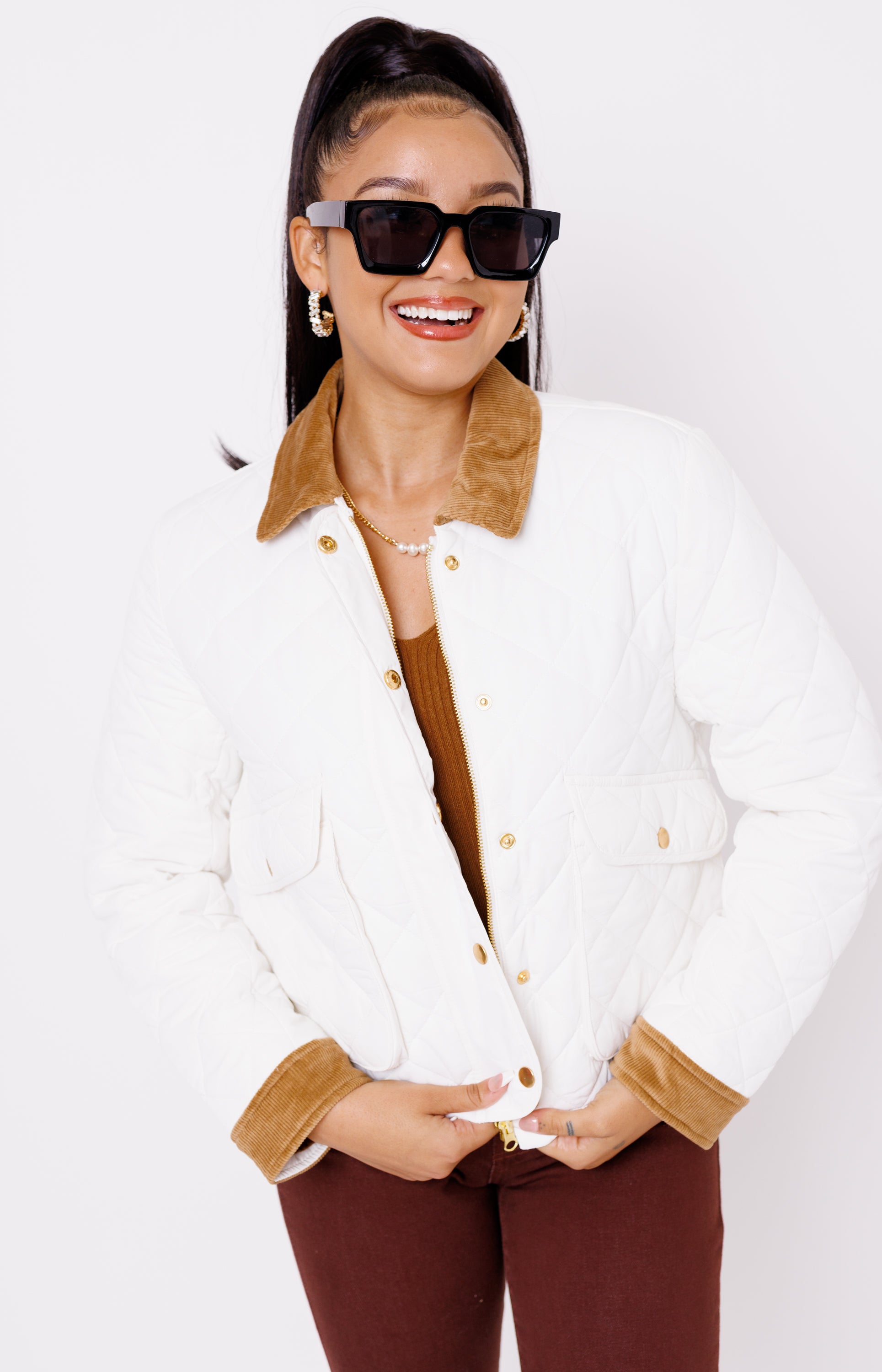 Chic Harmony Jacket, OFF WHITE