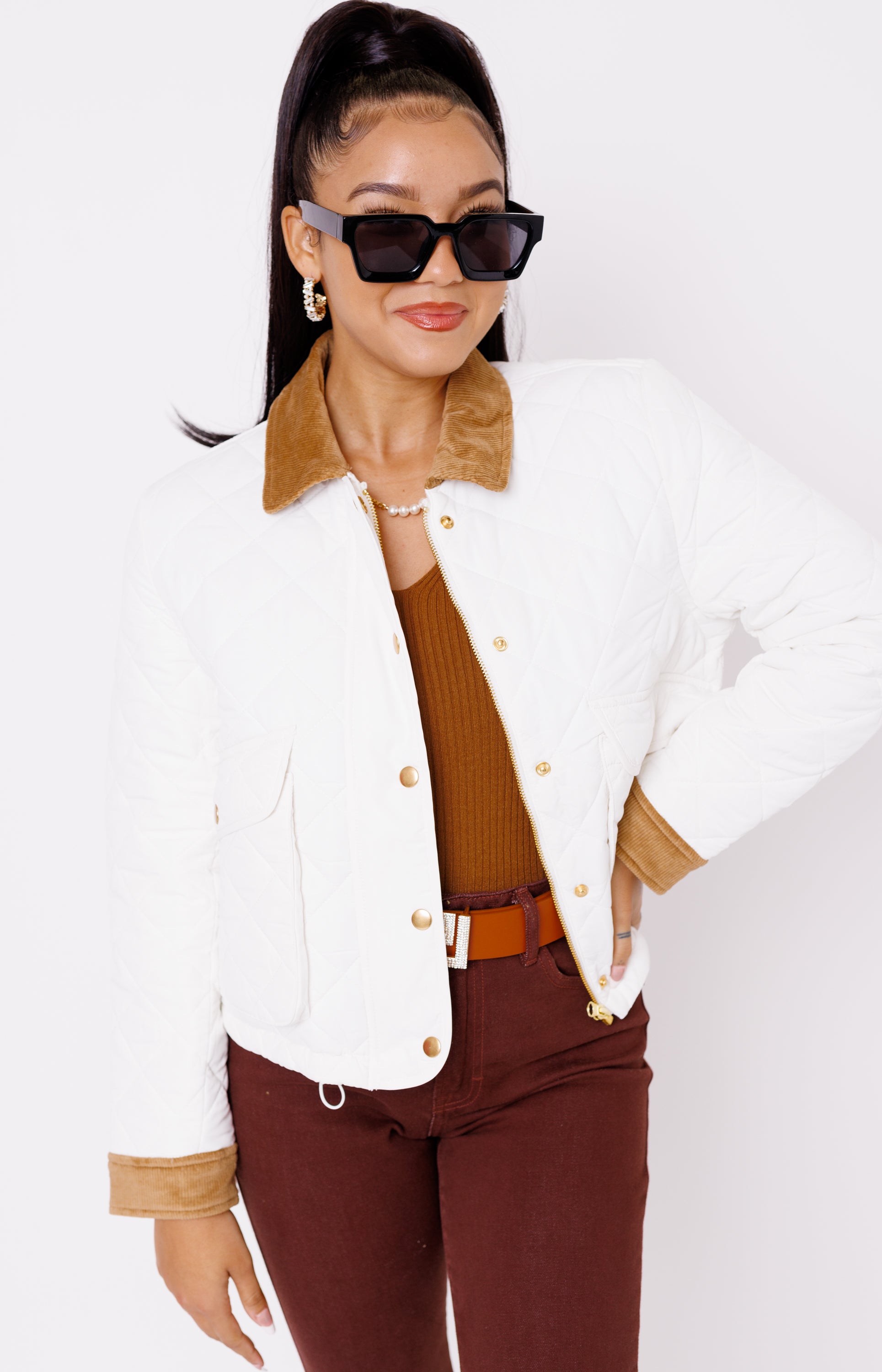 Chic Harmony Jacket, OFF WHITE