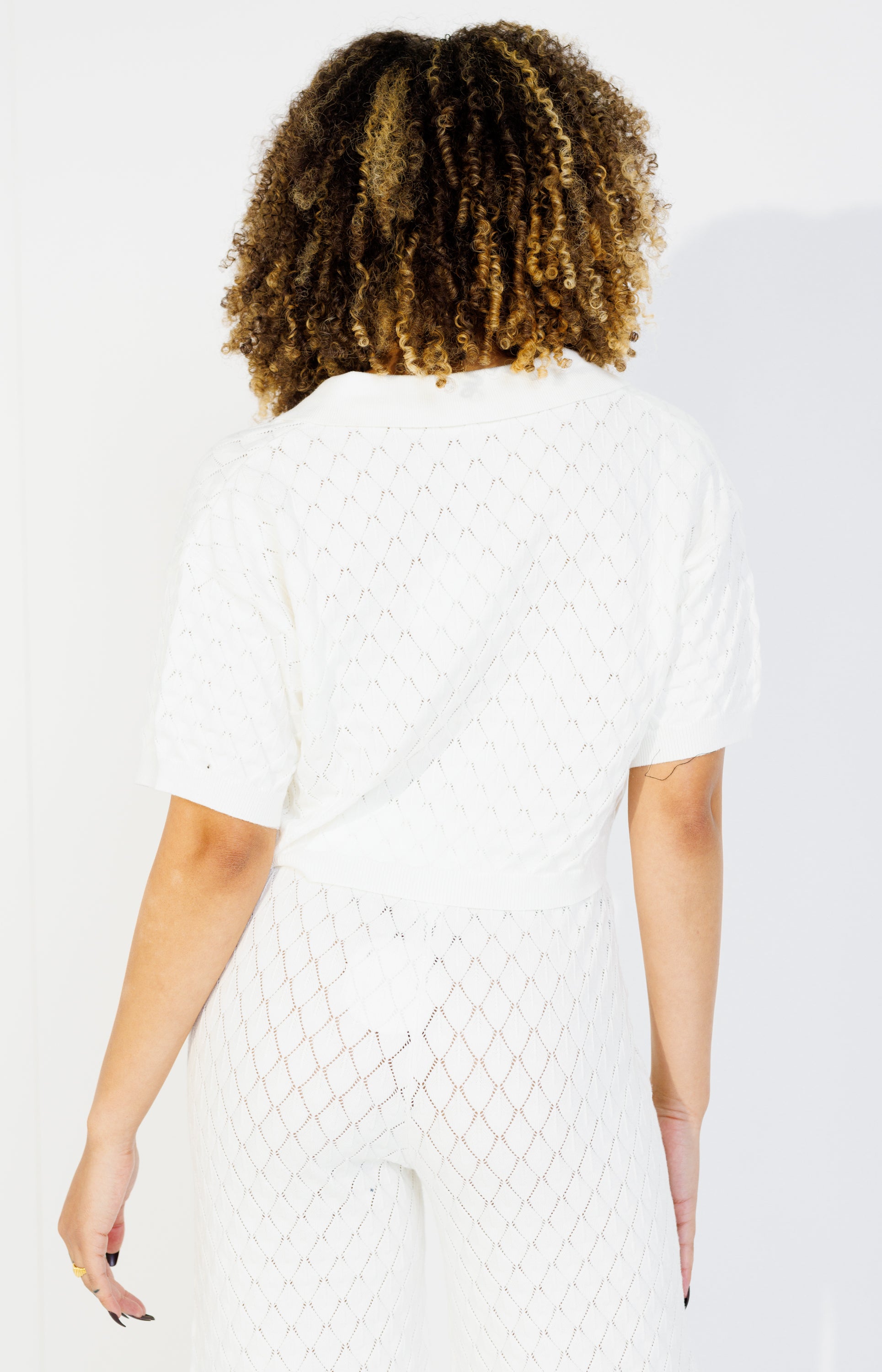 Glam & Go Crop Top, WHITE