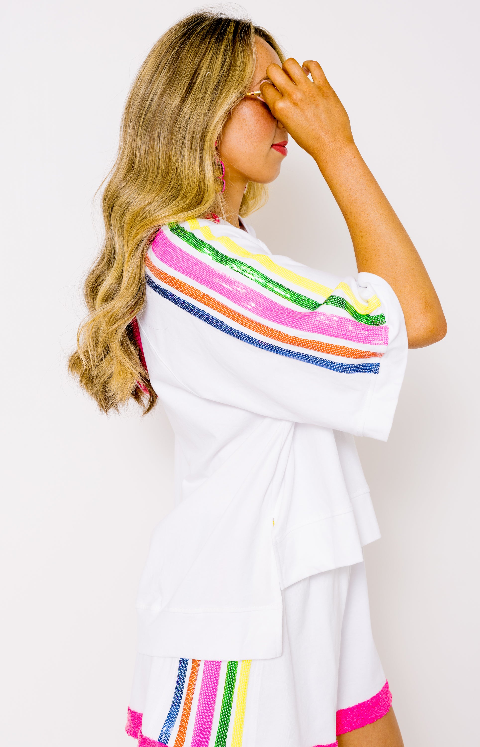 Off to the Pool Top, OFF WHITE