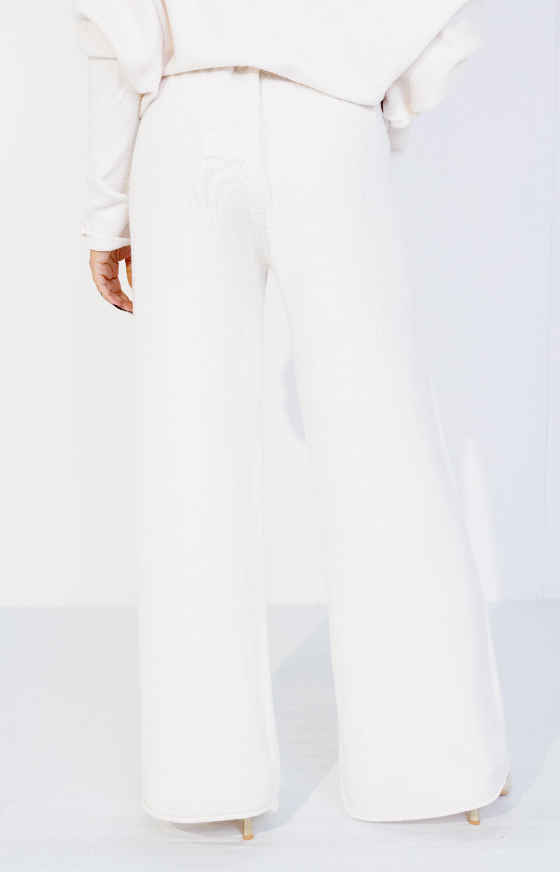 Rich Bliss Knitted Pants, IVORY