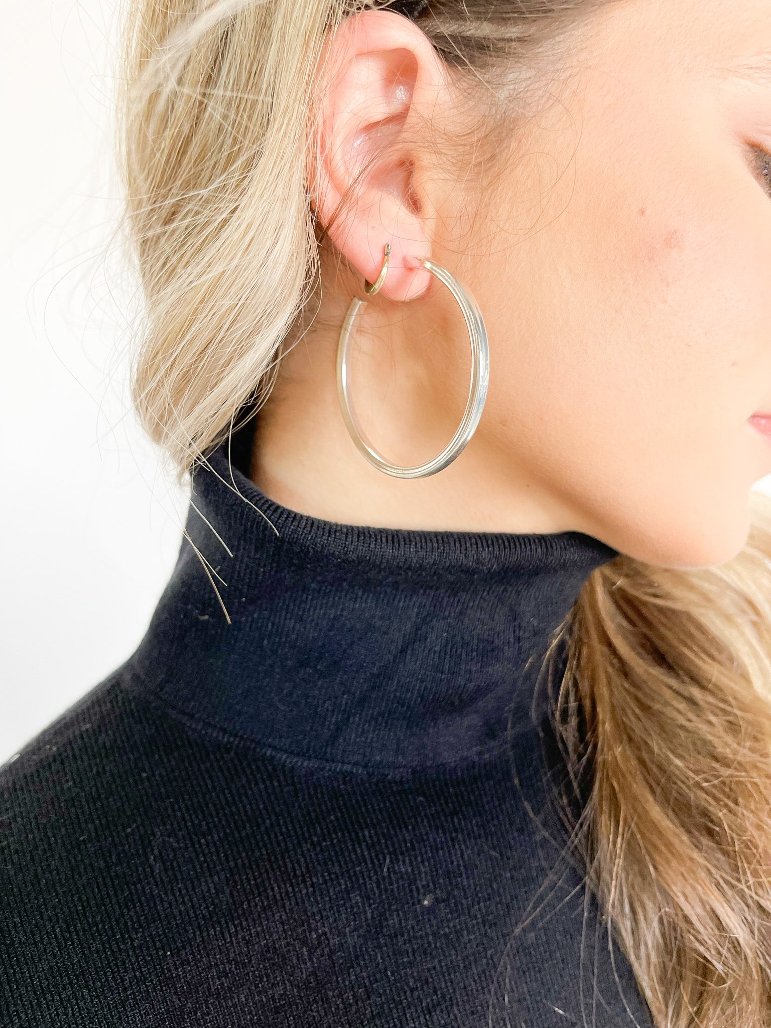 Views Hoop Earring