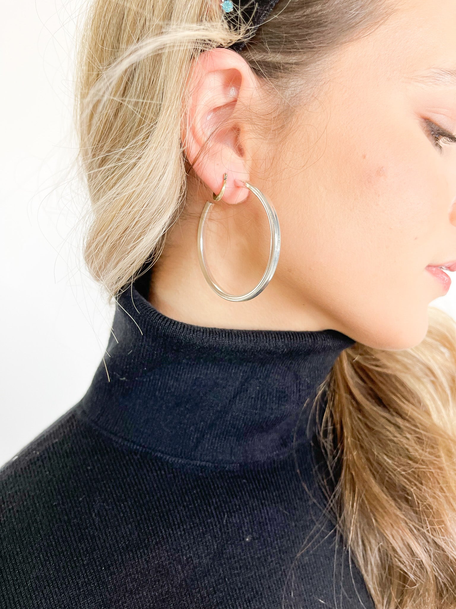 Views Hoop Earring