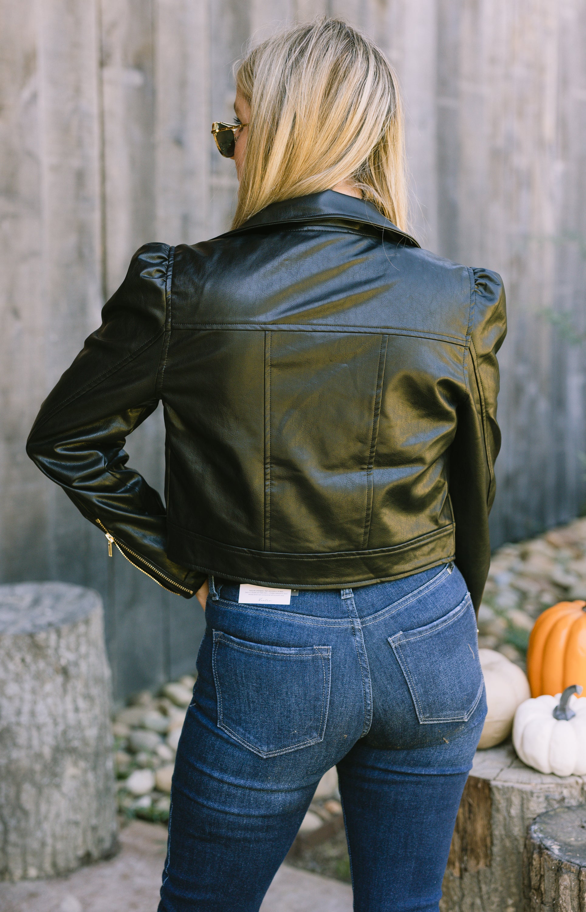 Working On It Leather Jacket