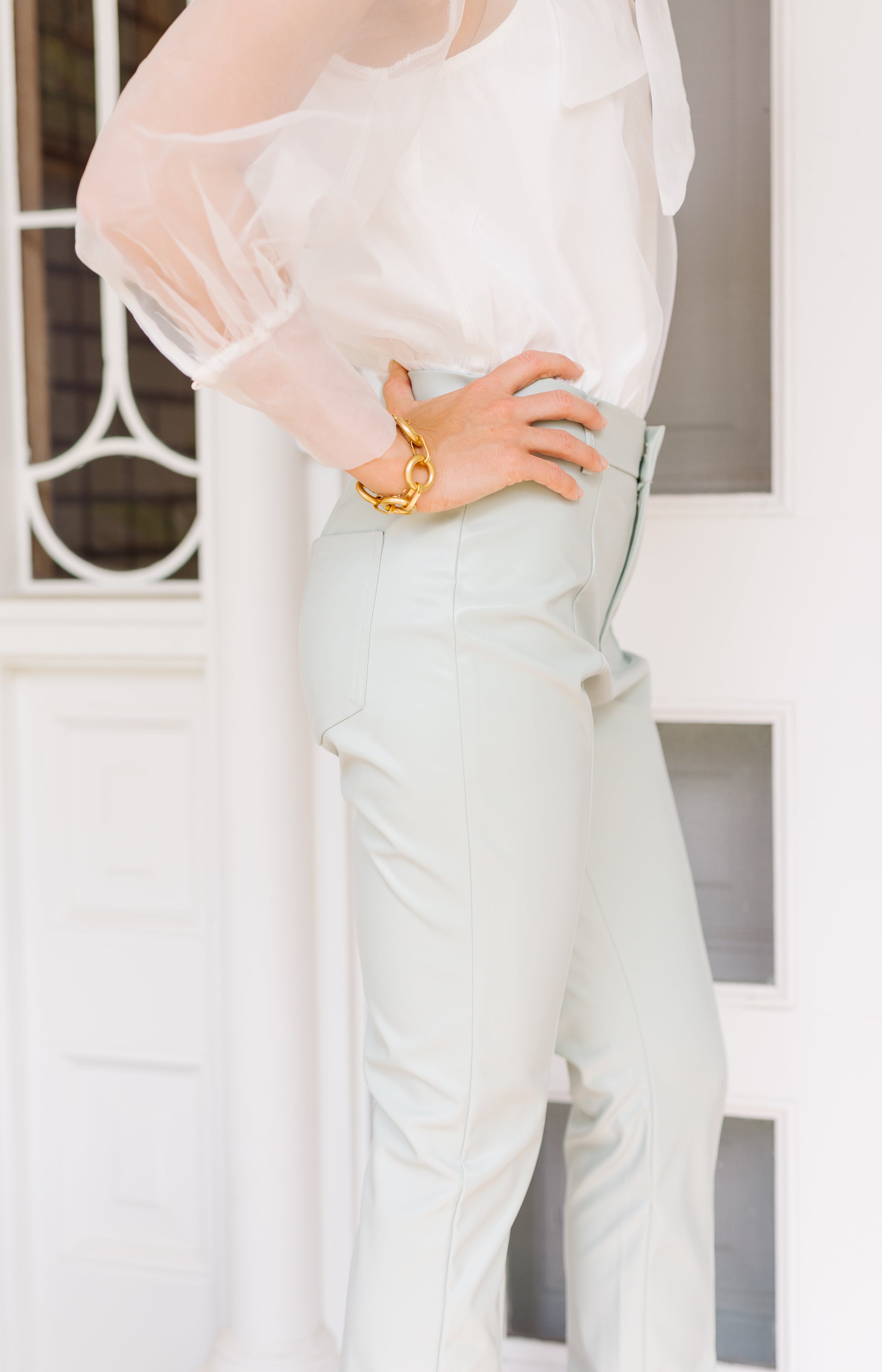 Petal Perfection Pants, SAGE