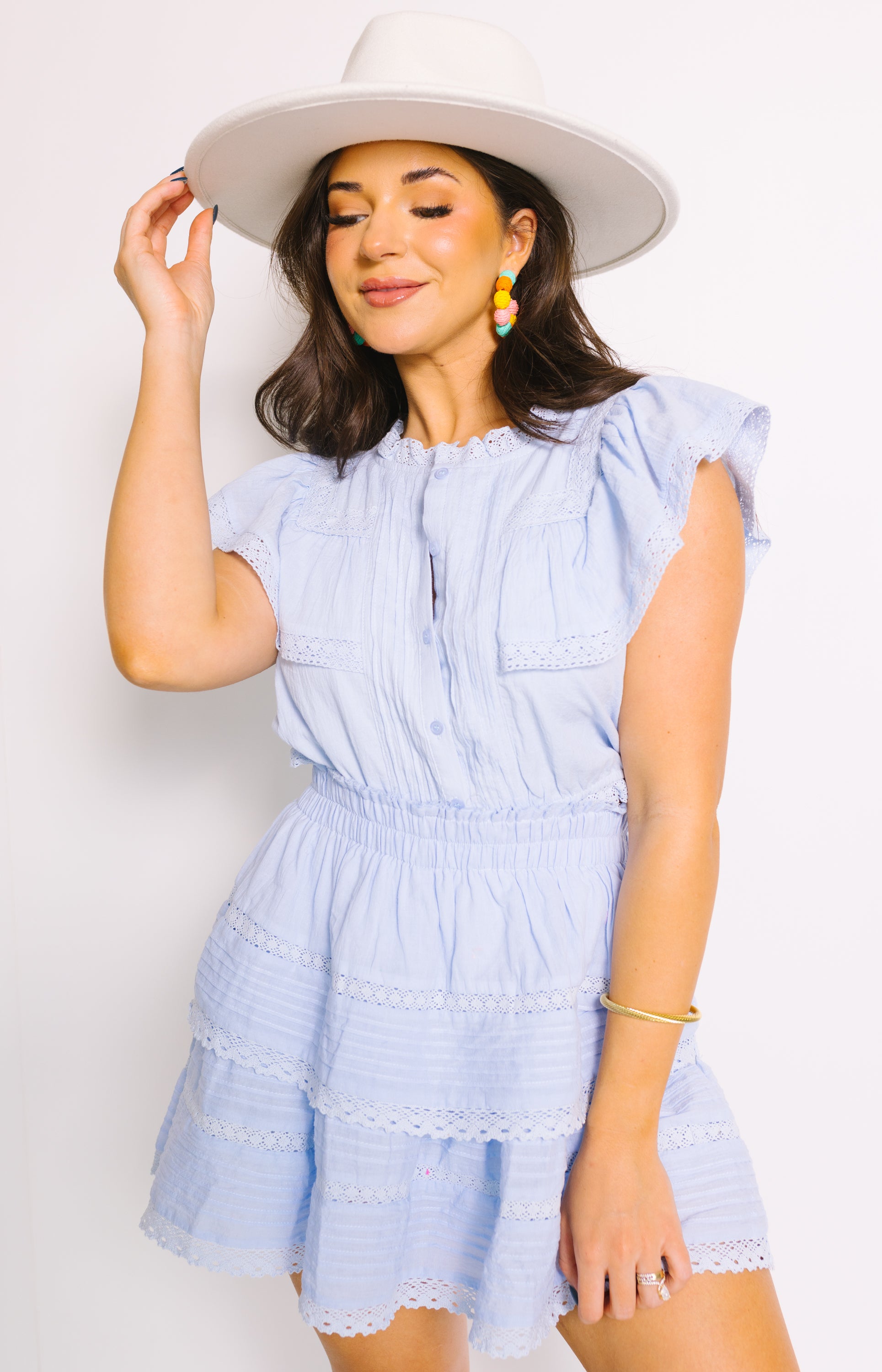 Romie Top, LIGHT BLUE