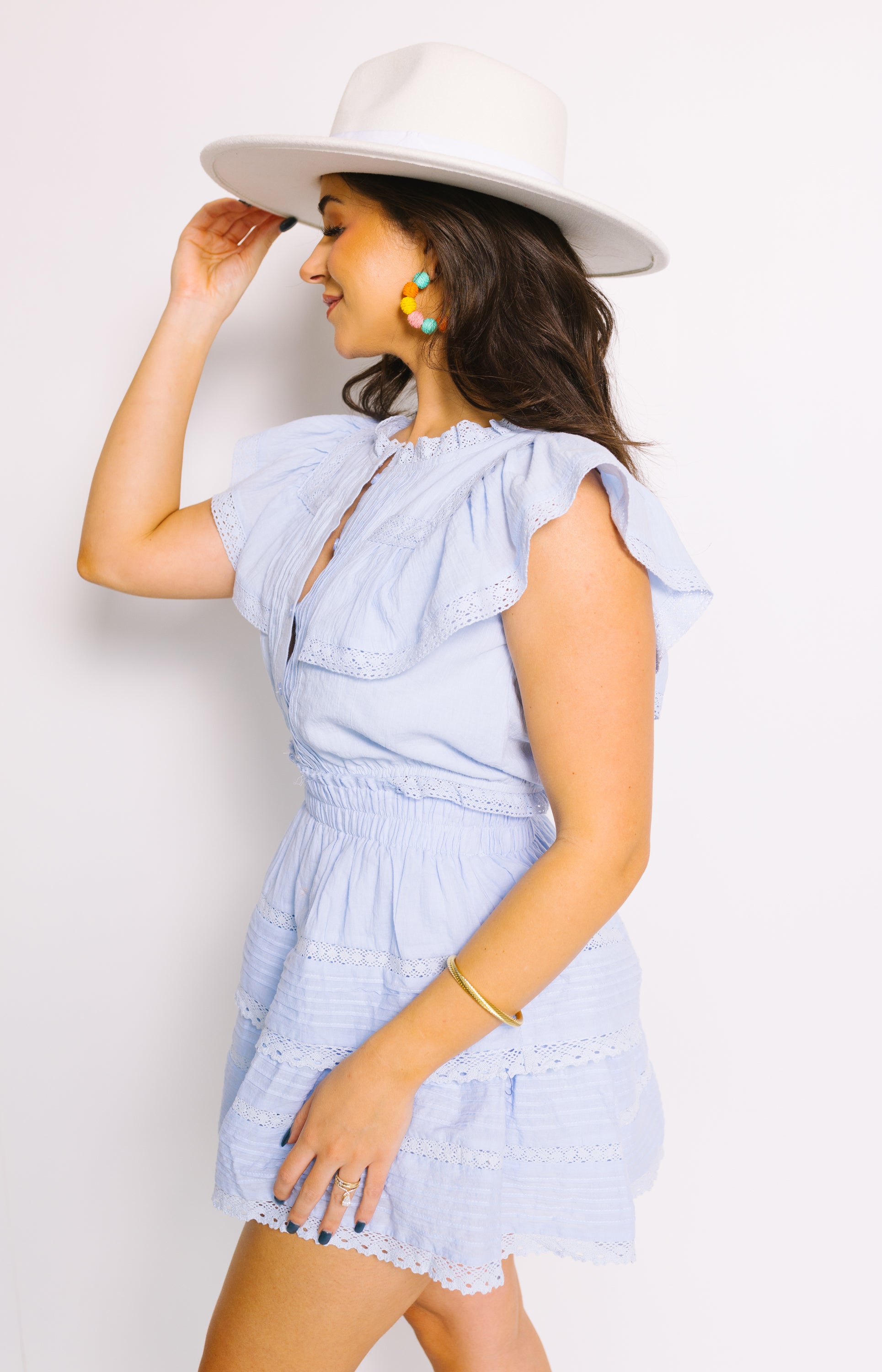 Romie Top, LIGHT BLUE